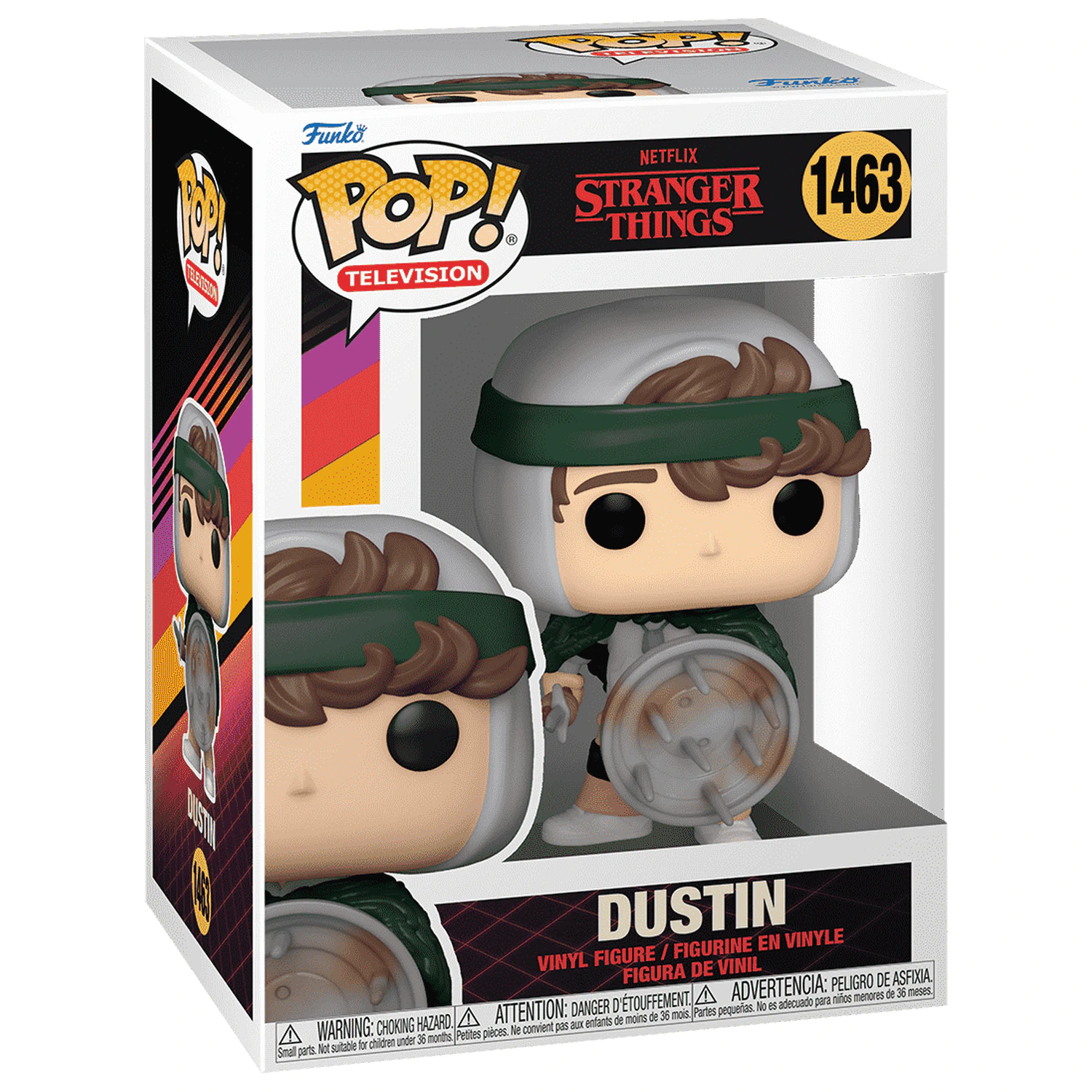 Stranger Things POP! TV Vinyl Figura Hunter Dustin sa štitom 9 cm fotografija proizvoda