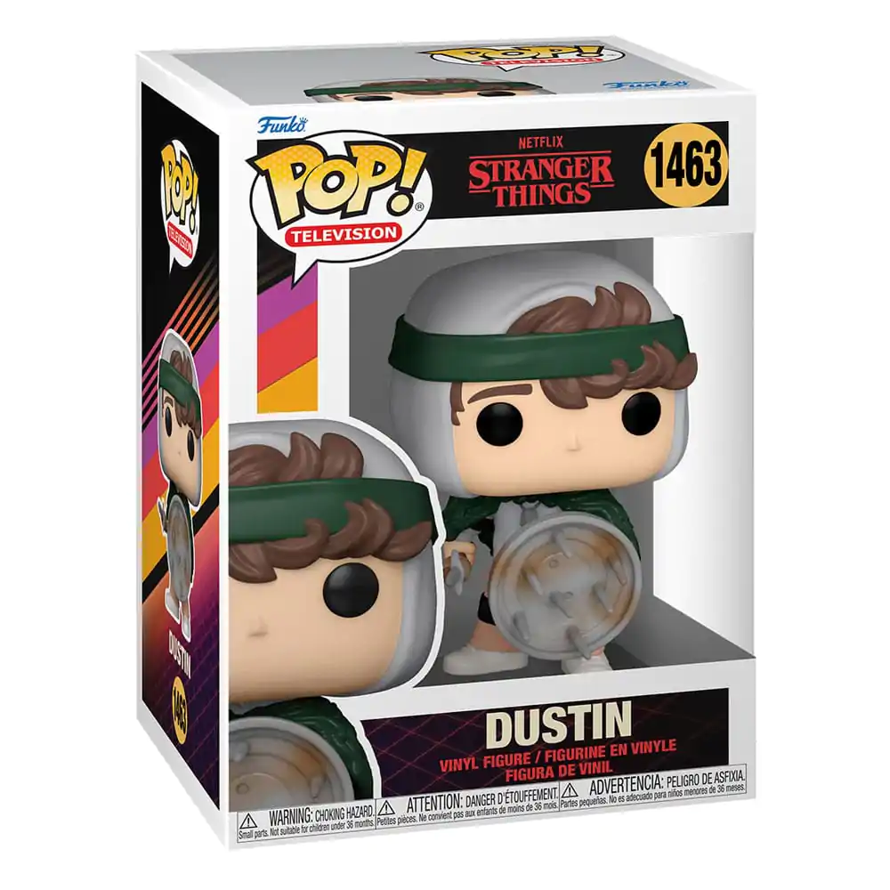 Stranger Things POP! TV Vinyl Figura Hunter Dustin sa štitom 9 cm fotografija proizvoda