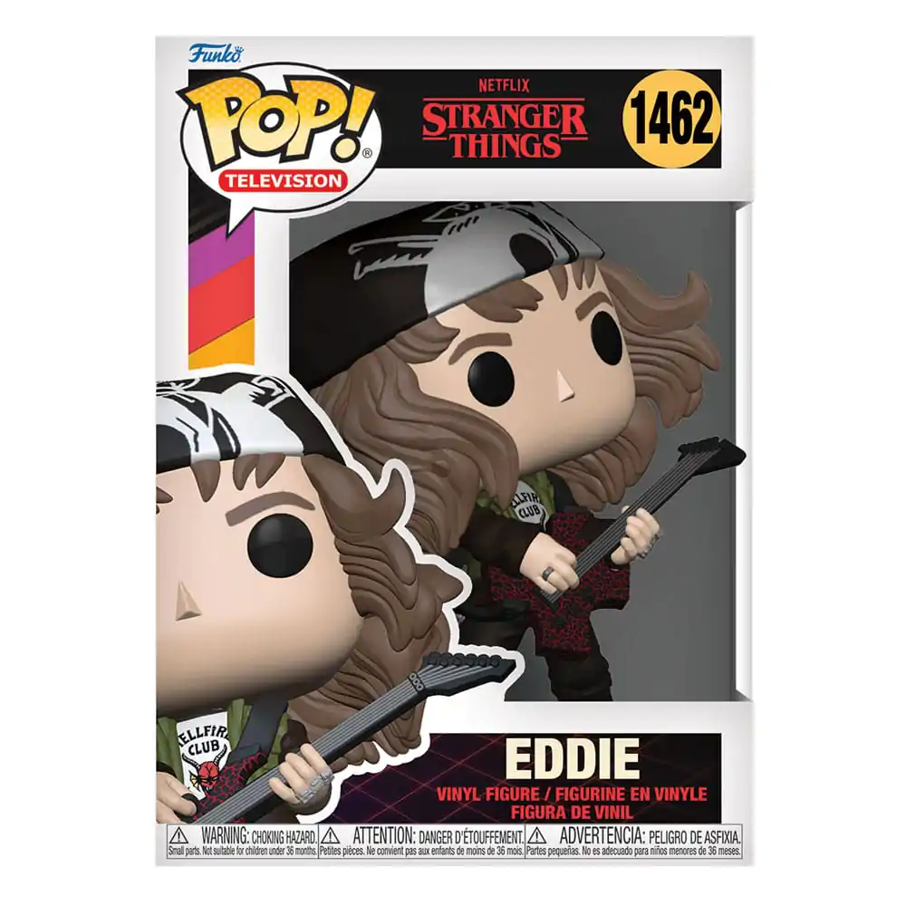 Stranger Things POP! TV Vinilna figura Hunter Eddie s gitarom 9 cm fotografija proizvoda