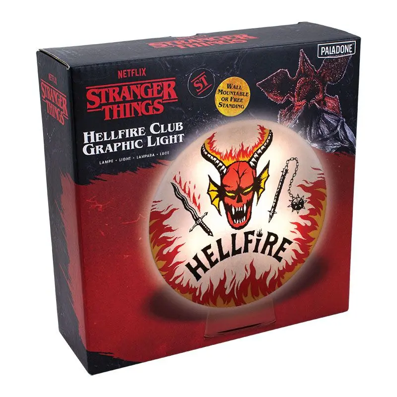 Stranger Things Lampa Hellfire Club Logo 20 cm fotografija proizvoda