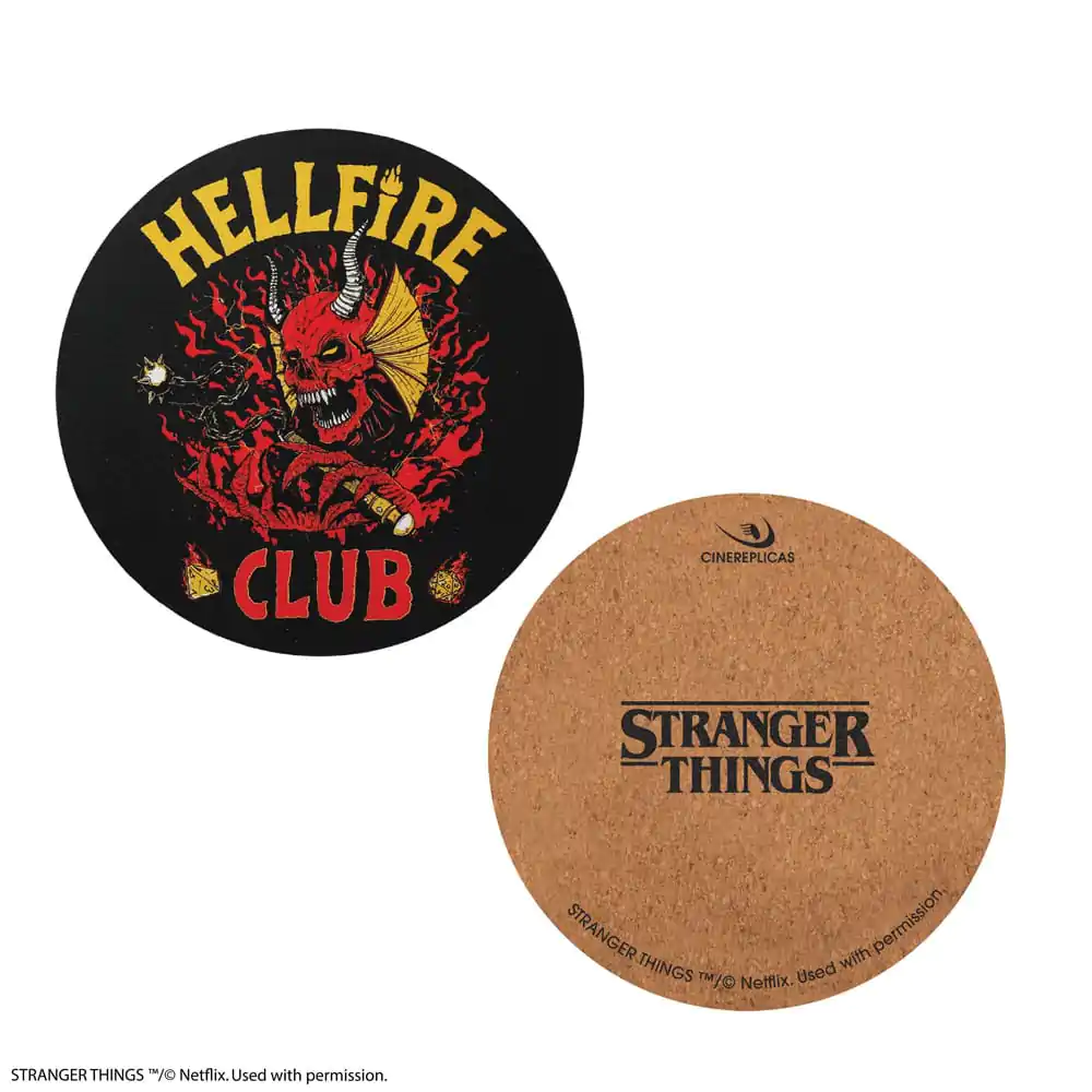 Stranger Things Podmetači 4-Pack Hellfire Club fotografija proizvoda