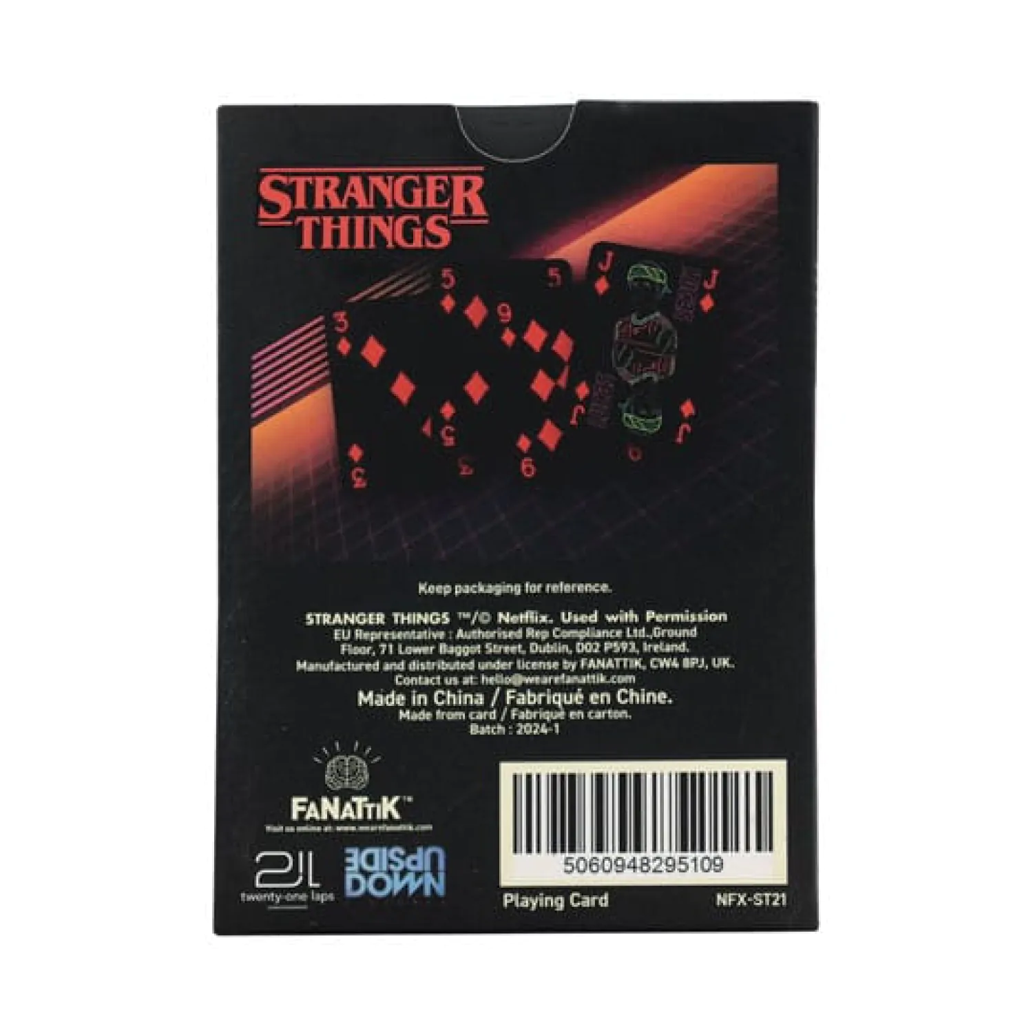 Stranger Things Igraće karte fotografija proizvoda