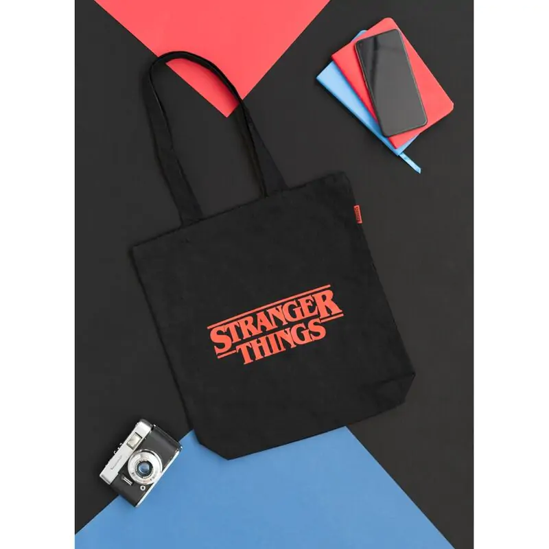 Stranger Things Logo shopping torba fotografija proizvoda