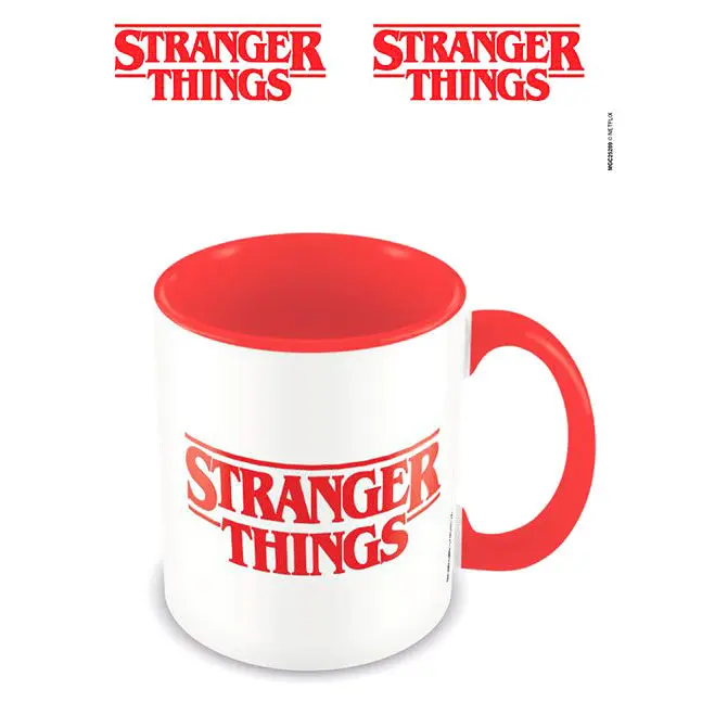 Stranger Things Šalica s unutarnjim logotipom u boji fotografija proizvoda