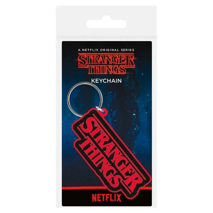 Stranger Things Gumeni Privezak Logo 6 cm fotografija proizvoda