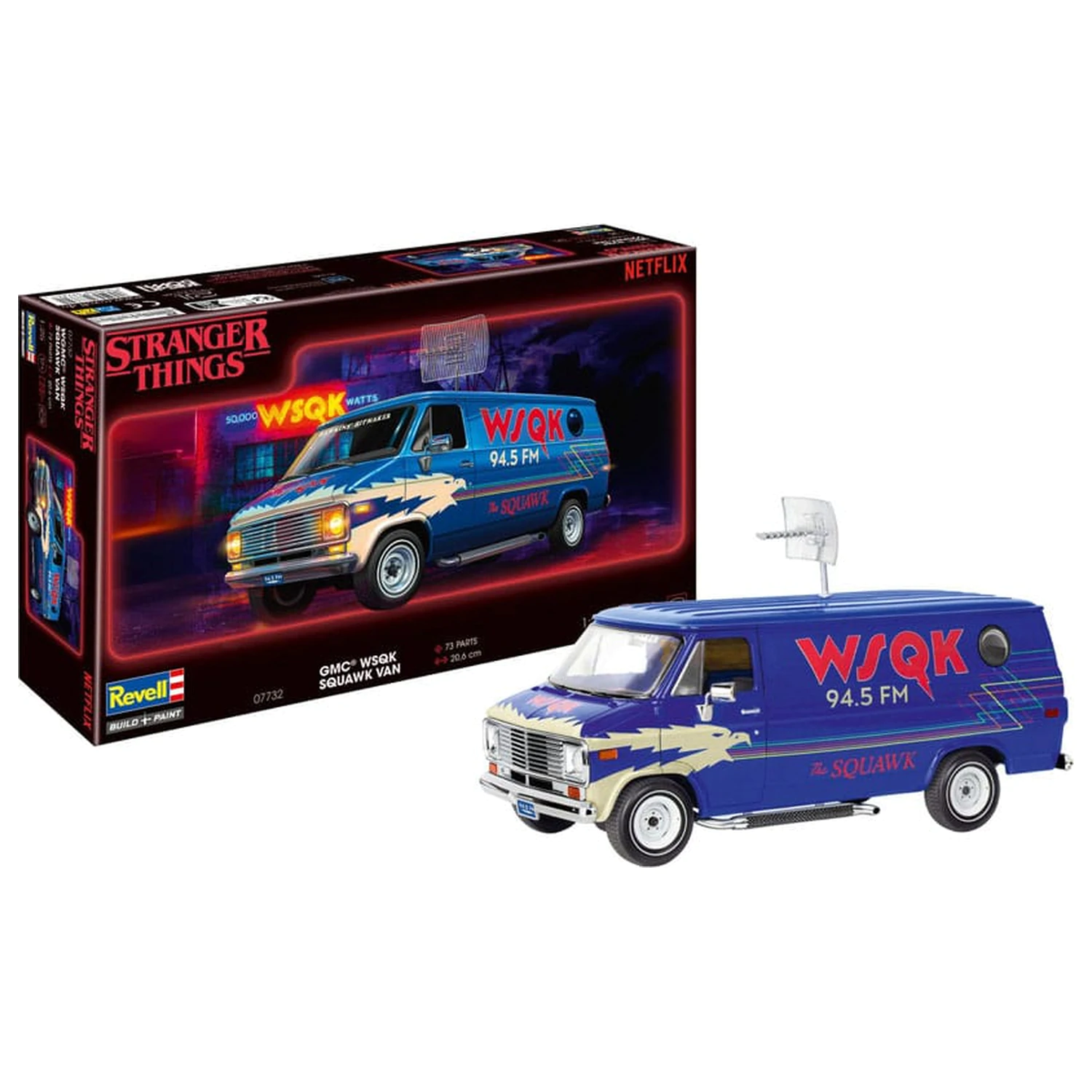 Stranger Things model set 1/25 Squawk Van 21 cm fotografija proizvoda
