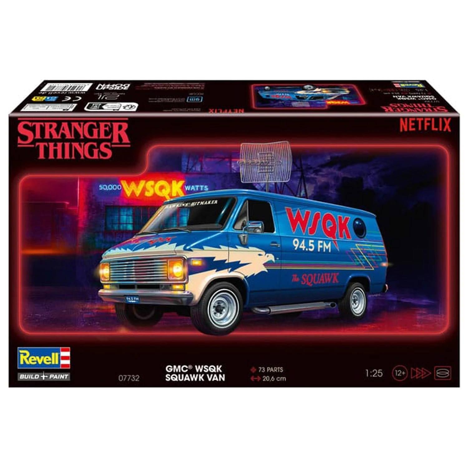 Stranger Things model set 1/25 Squawk Van 21 cm fotografija proizvoda