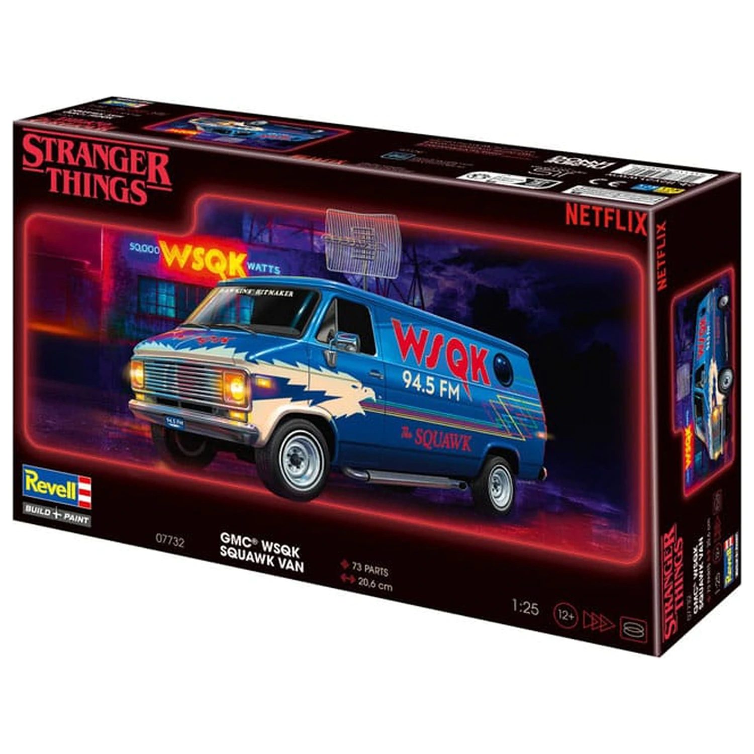 Stranger Things model set 1/25 Squawk Van 21 cm fotografija proizvoda