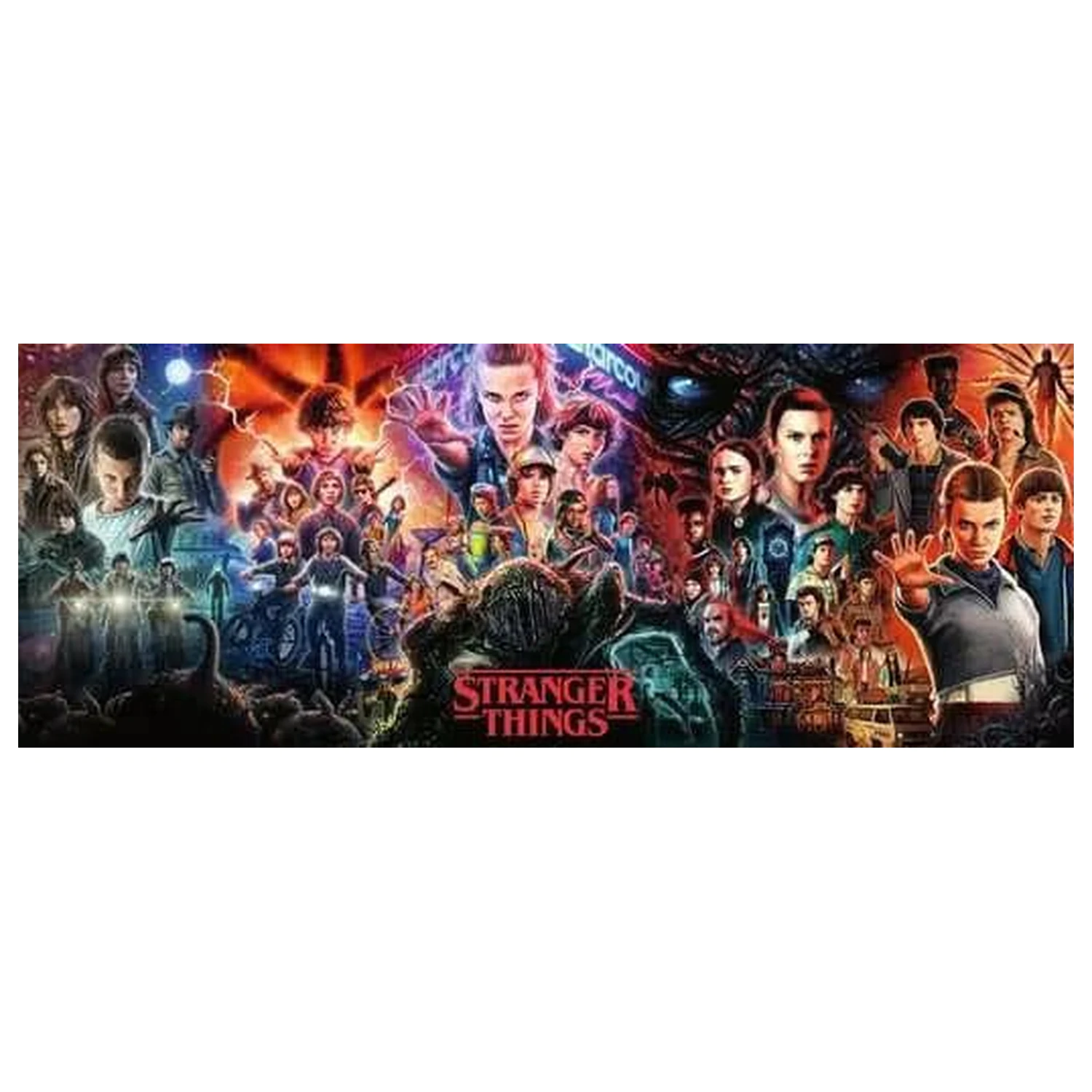 Stranger Things panorama puzzle 1000 komada fotografija proizvoda