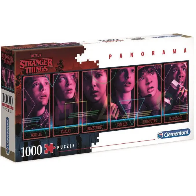 Stranger Things Panorama Puzzle Likovi fotografija proizvoda