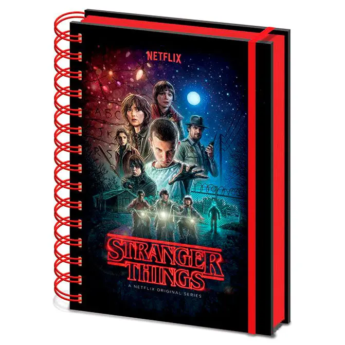 Stranger Things Wiro bilježnica A5 jedan list fotografija proizvoda