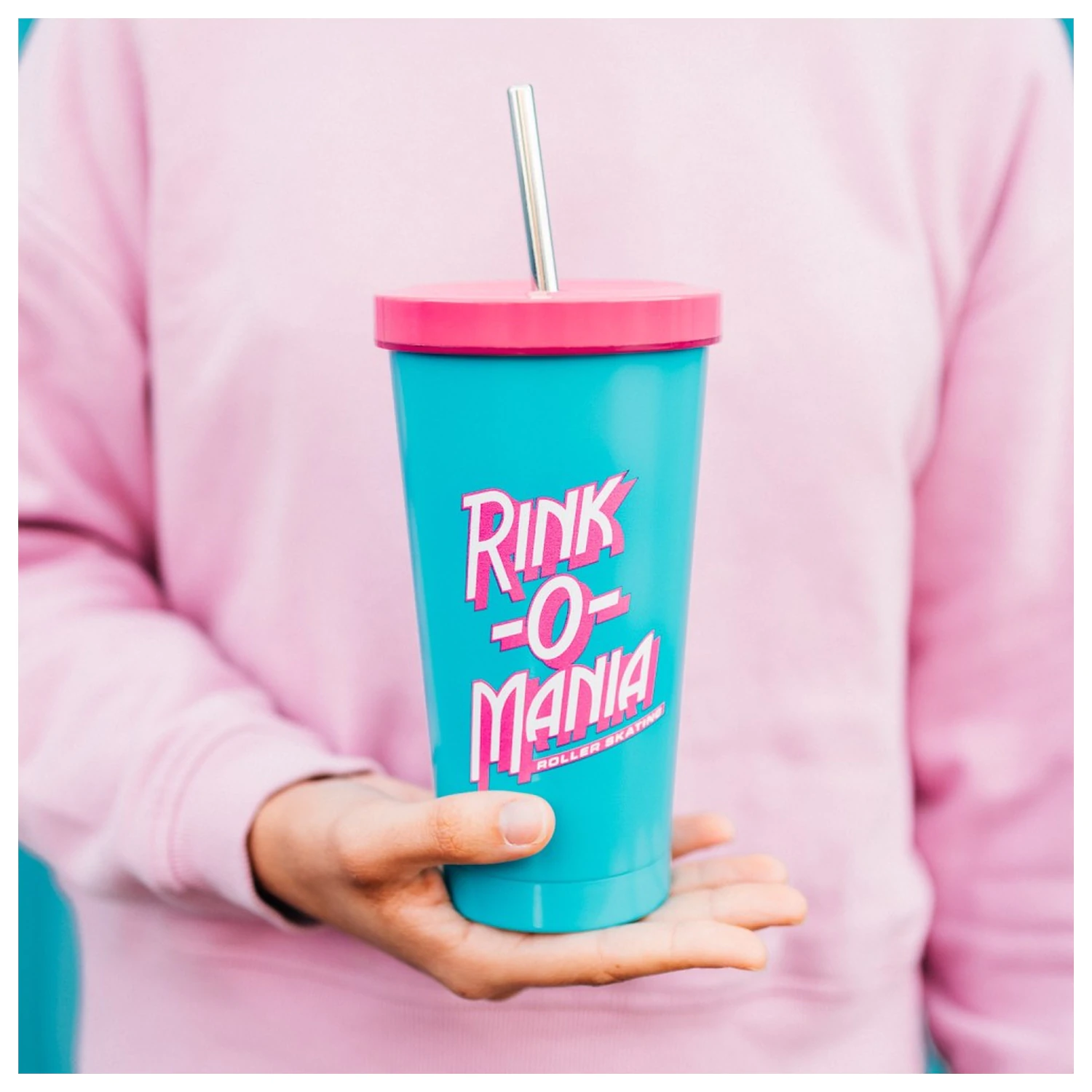 Stranger Things Rink-O-Mania slamka tumbler 550 ml fotografija proizvoda