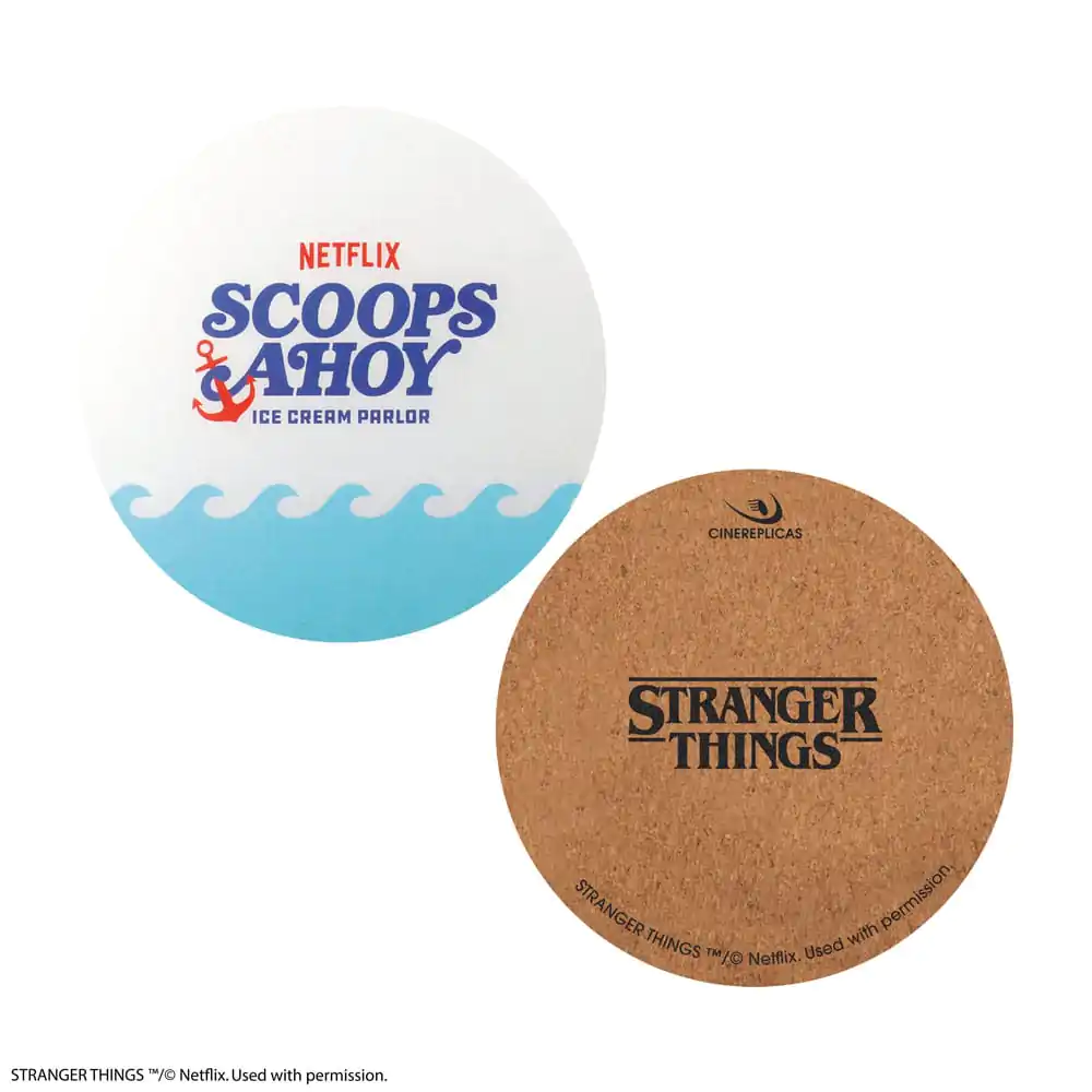 Stranger Things Scoops Ahoy podmetači, pakiranje od 4 komada fotografija proizvoda