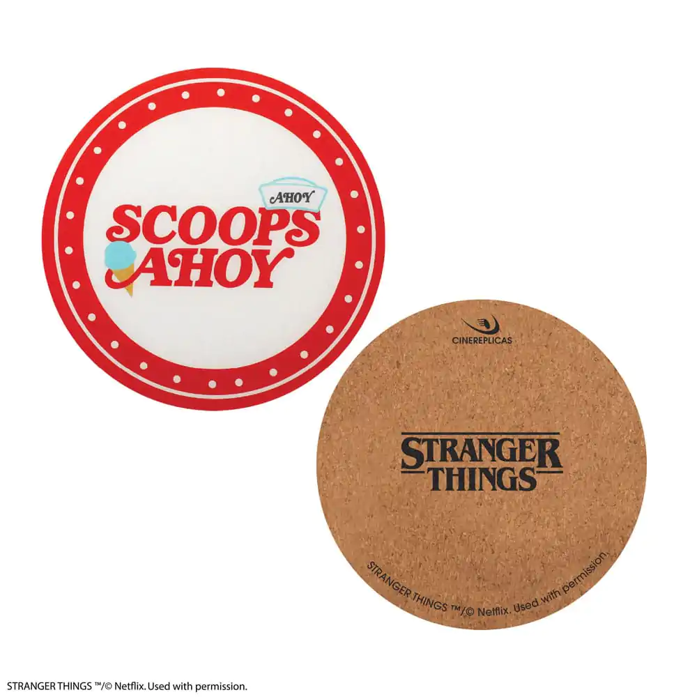 Stranger Things Scoops Ahoy podmetači, pakiranje od 4 komada fotografija proizvoda