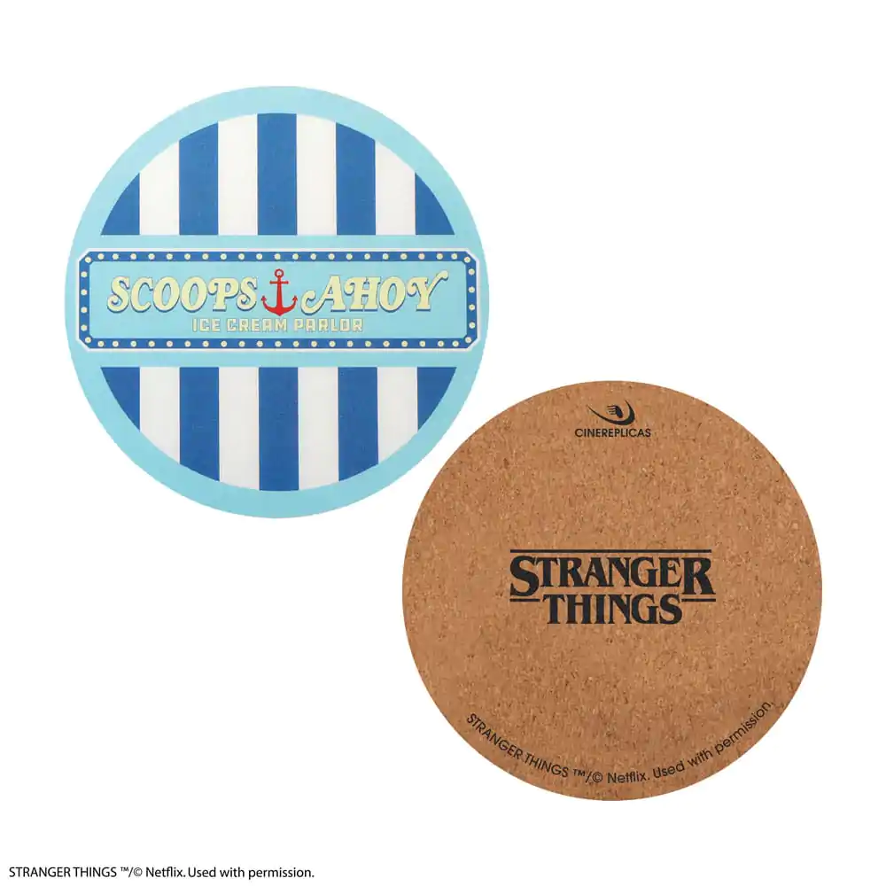 Stranger Things Scoops Ahoy podmetači, pakiranje od 4 komada fotografija proizvoda