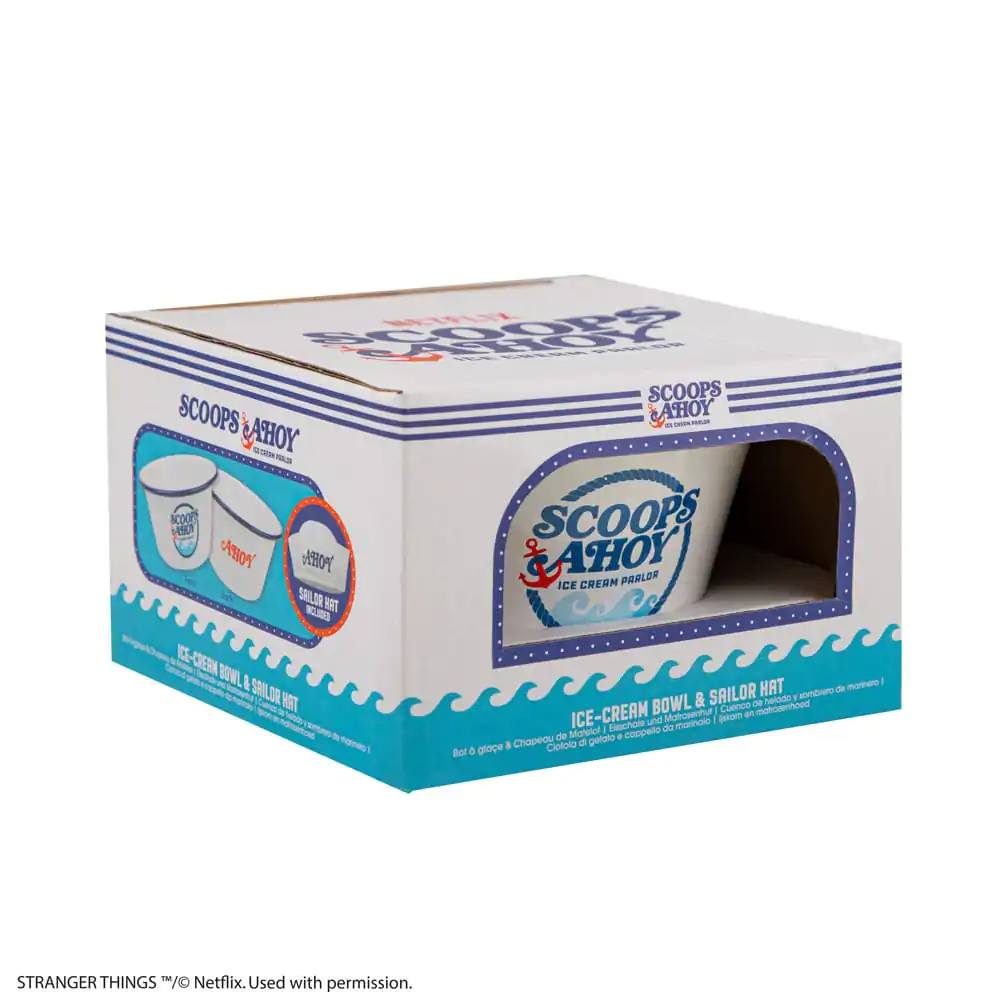 Stranger Things posuda za sladoled s kašikama Sailor Hat Scoops Ahoy fotografija proizvoda