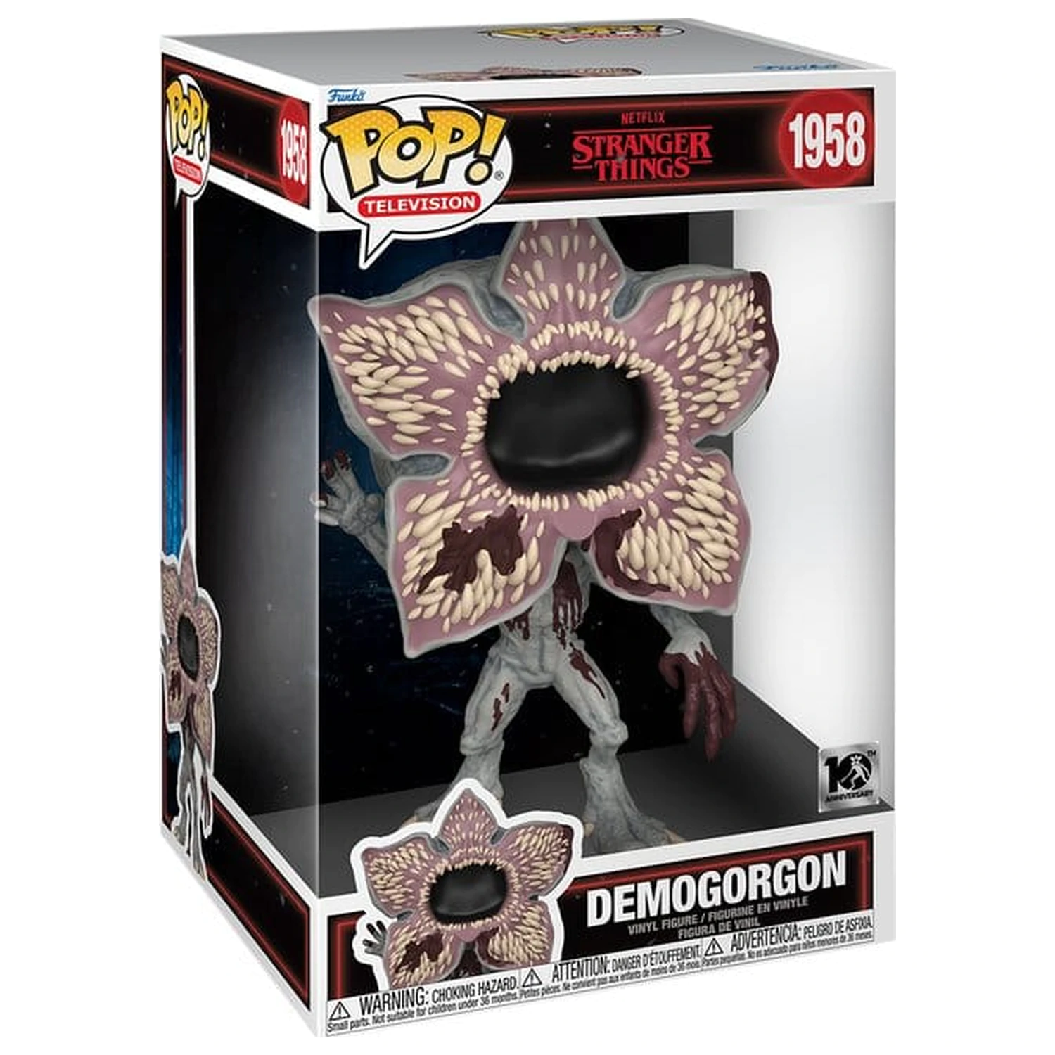 Stranger Things Super Sized Jumbo Funko POP! vinilna figura Demogorgon 25 cm fotografija proizvoda