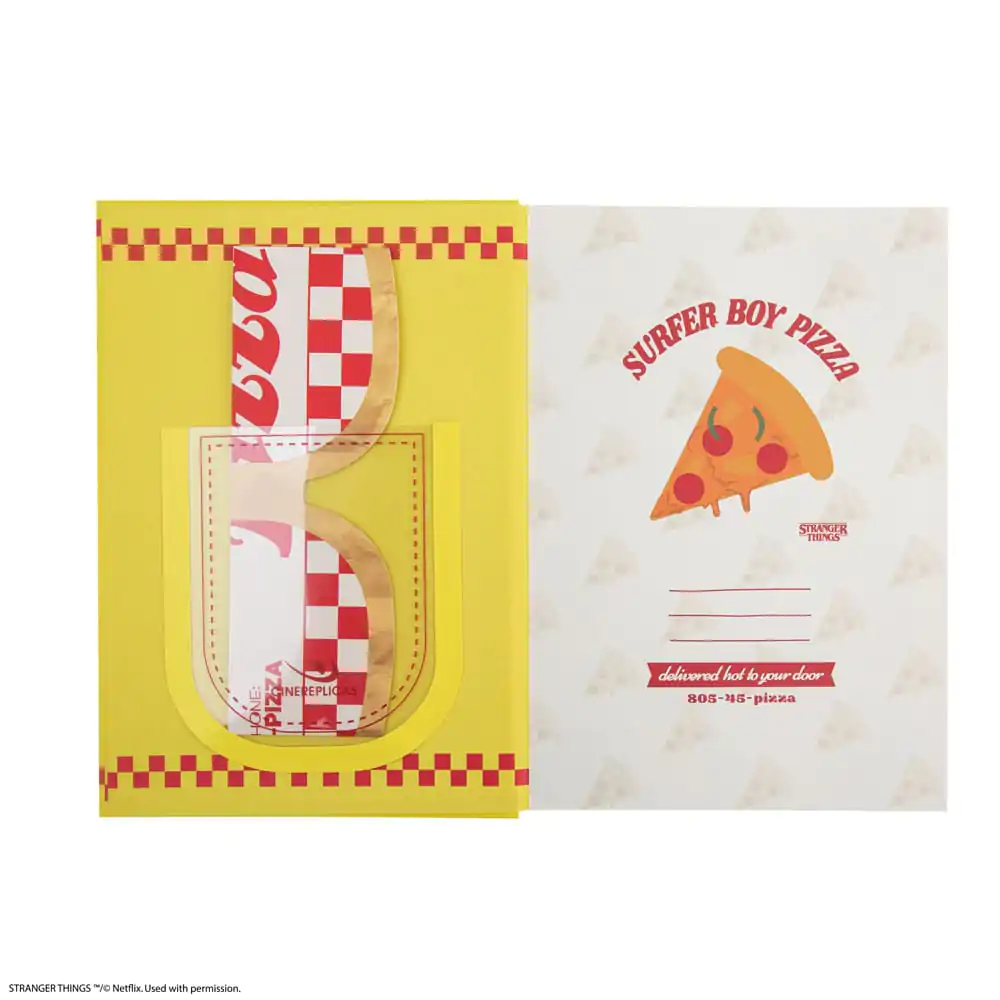 Stranger Things Bilježnica Surfer Boy Pizza tvrdi uvez fotografija proizvoda