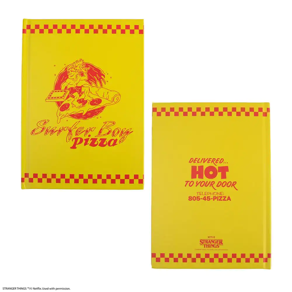 Stranger Things Bilježnica Surfer Boy Pizza tvrdi uvez fotografija proizvoda