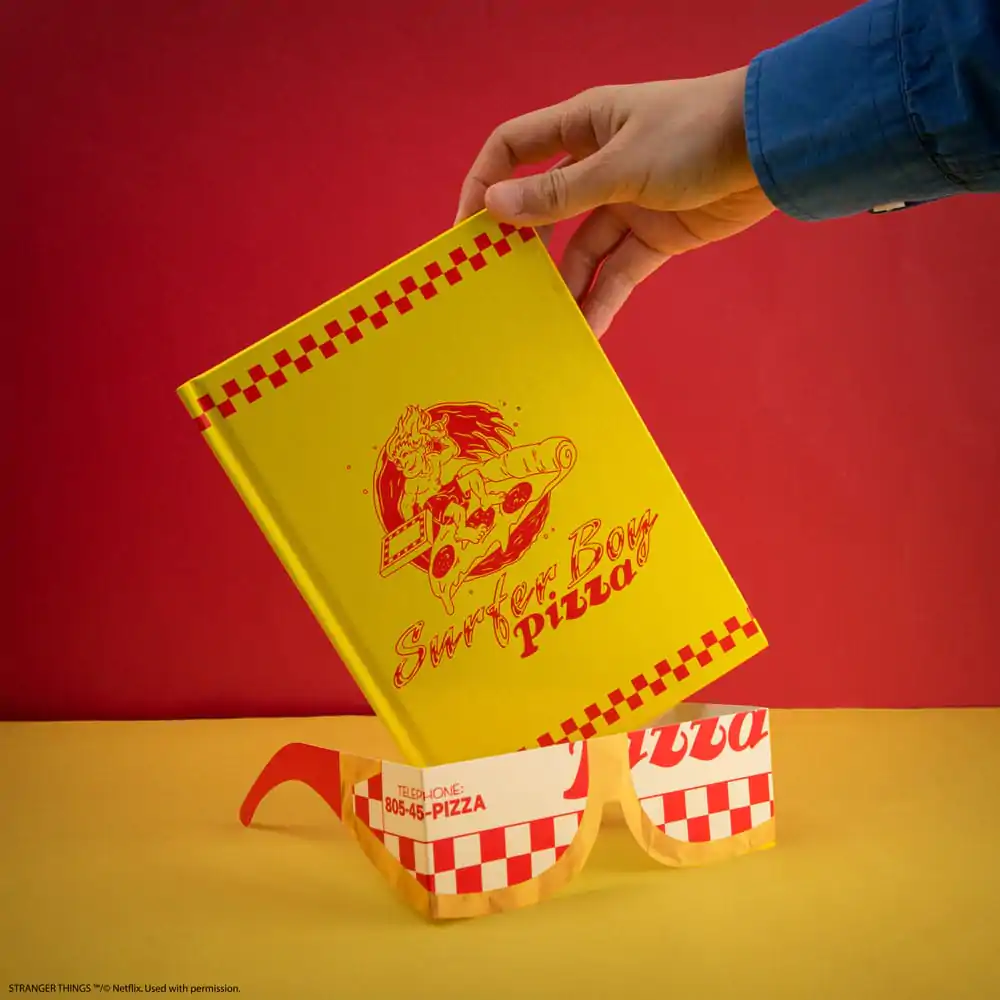 Stranger Things Bilježnica Surfer Boy Pizza tvrdi uvez fotografija proizvoda