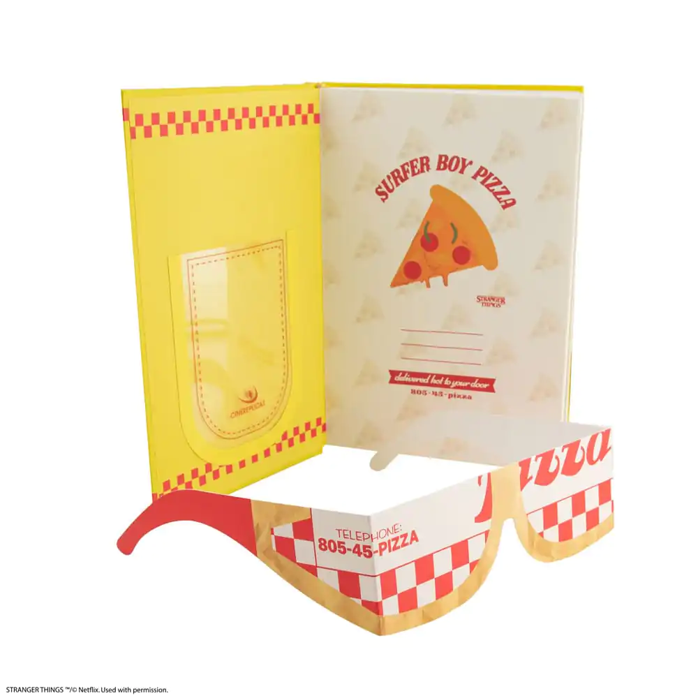 Stranger Things Bilježnica Surfer Boy Pizza tvrdi uvez fotografija proizvoda