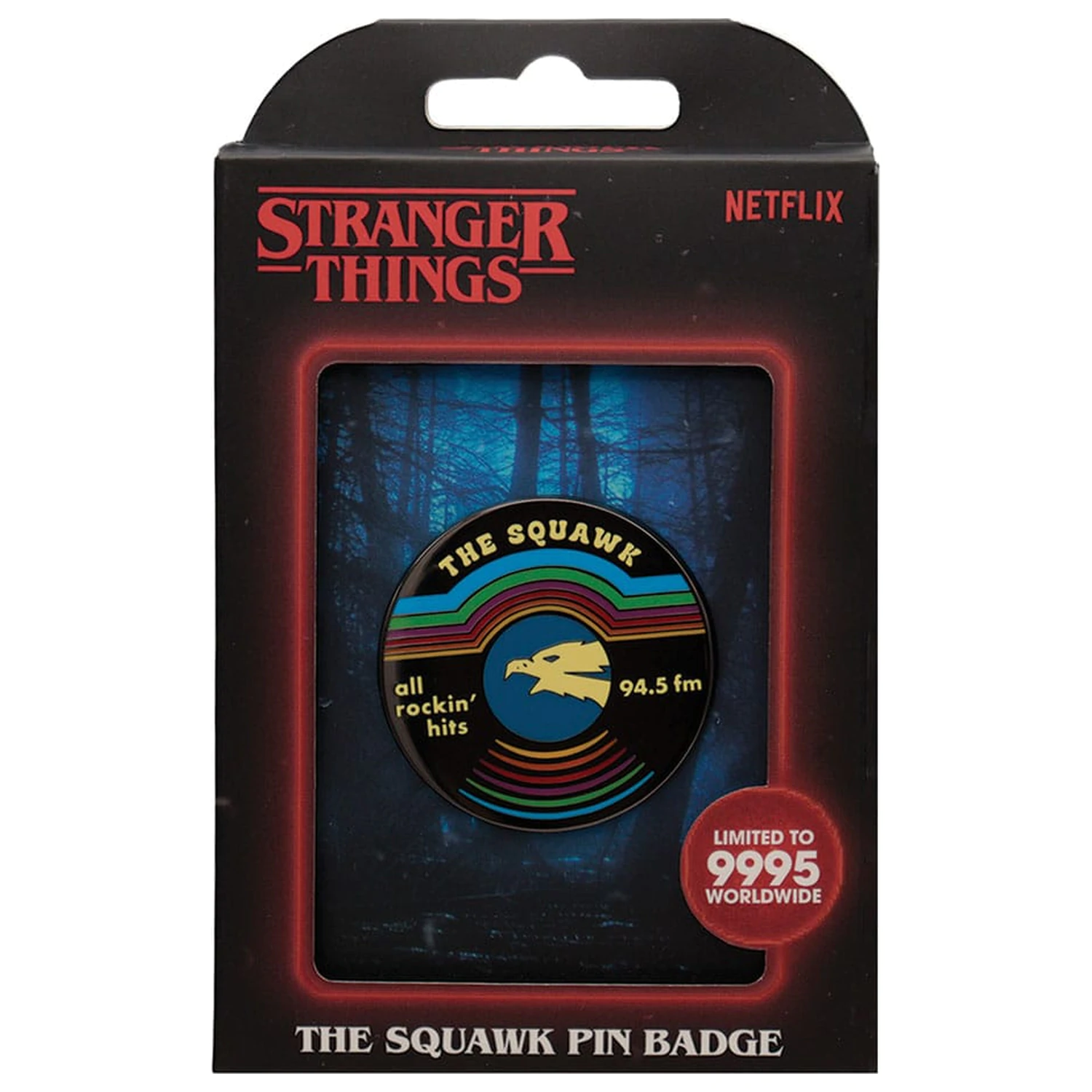 Stranger Things Pin značka The Squawk Limited Edition fotografija proizvoda