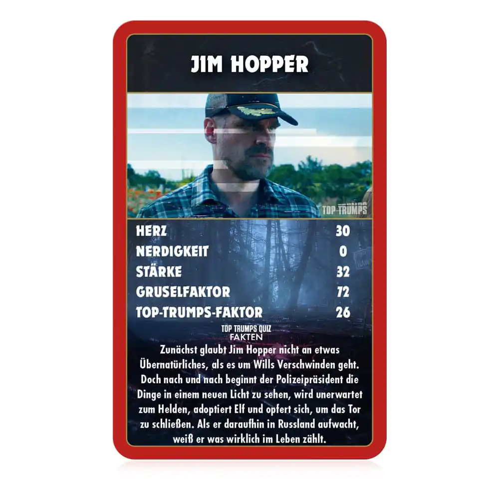 Stranger Things kartaška igra Top Trumps Collectables *njemačka verzija* fotografija proizvoda