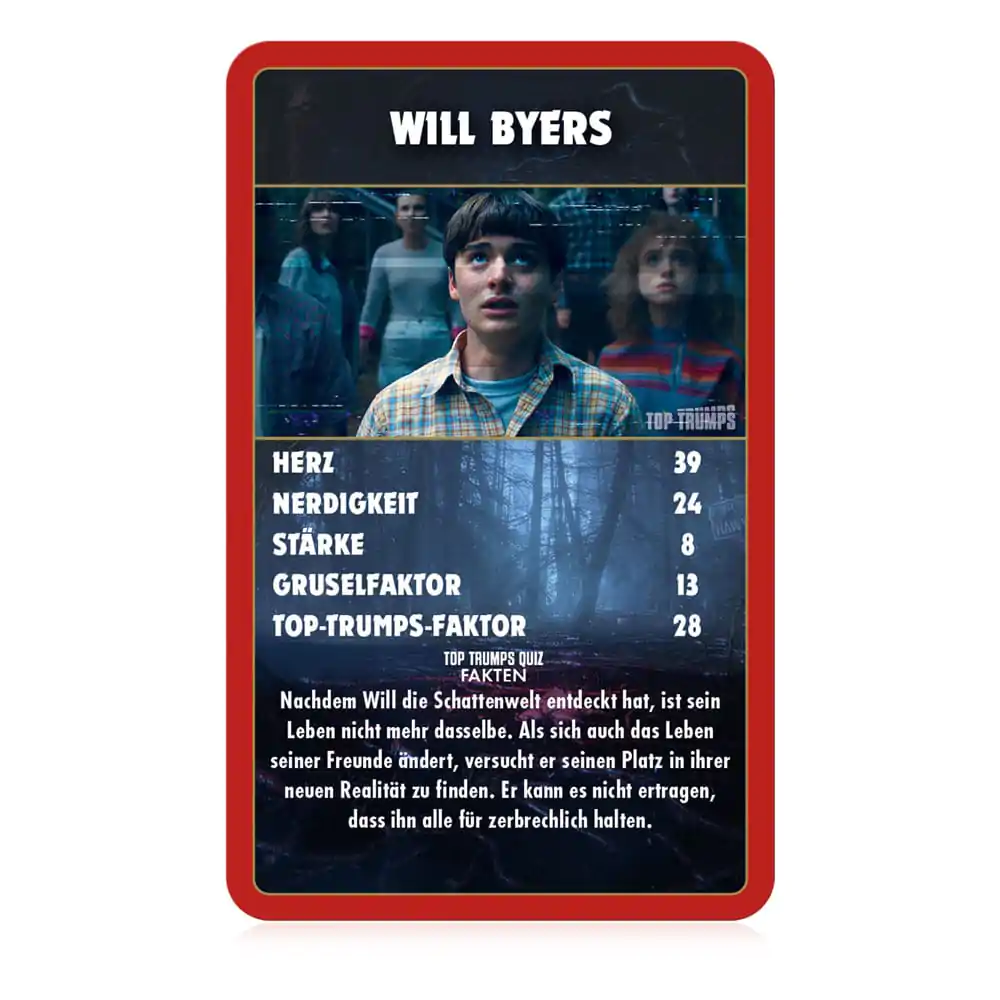 Stranger Things kartaška igra Top Trumps Collectables *njemačka verzija* fotografija proizvoda