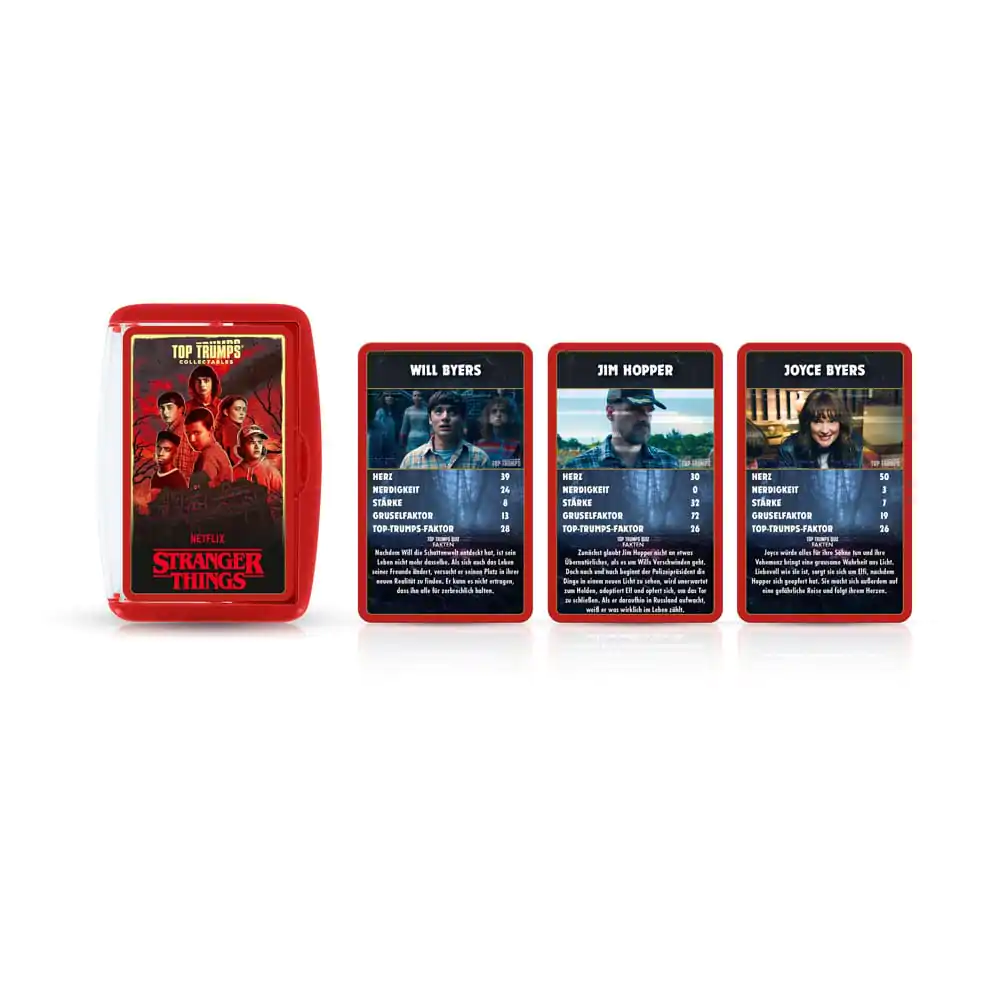 Stranger Things kartaška igra Top Trumps Collectables *njemačka verzija* fotografija proizvoda