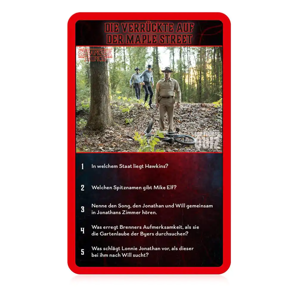 Stranger Things kartaška igra Top Trumps Quiz *Njemačka verzija* fotografija proizvoda