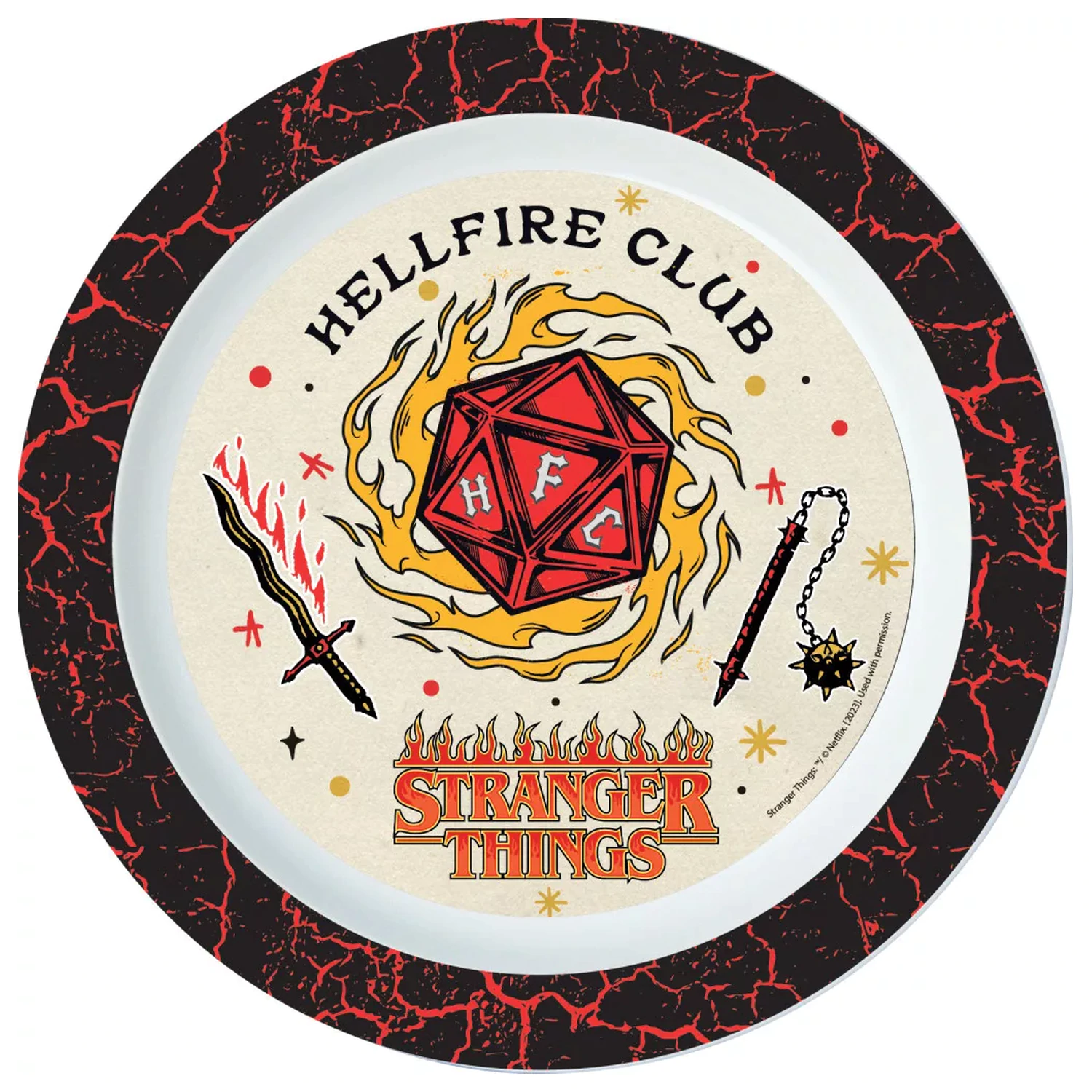 Stranger Things Upside Down mikro ravna ploča 22 cm fotografija proizvoda