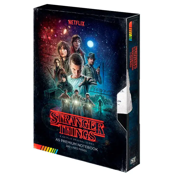 Stranger Things Premium Notesa A5 VHS (S1) fotografija proizvoda