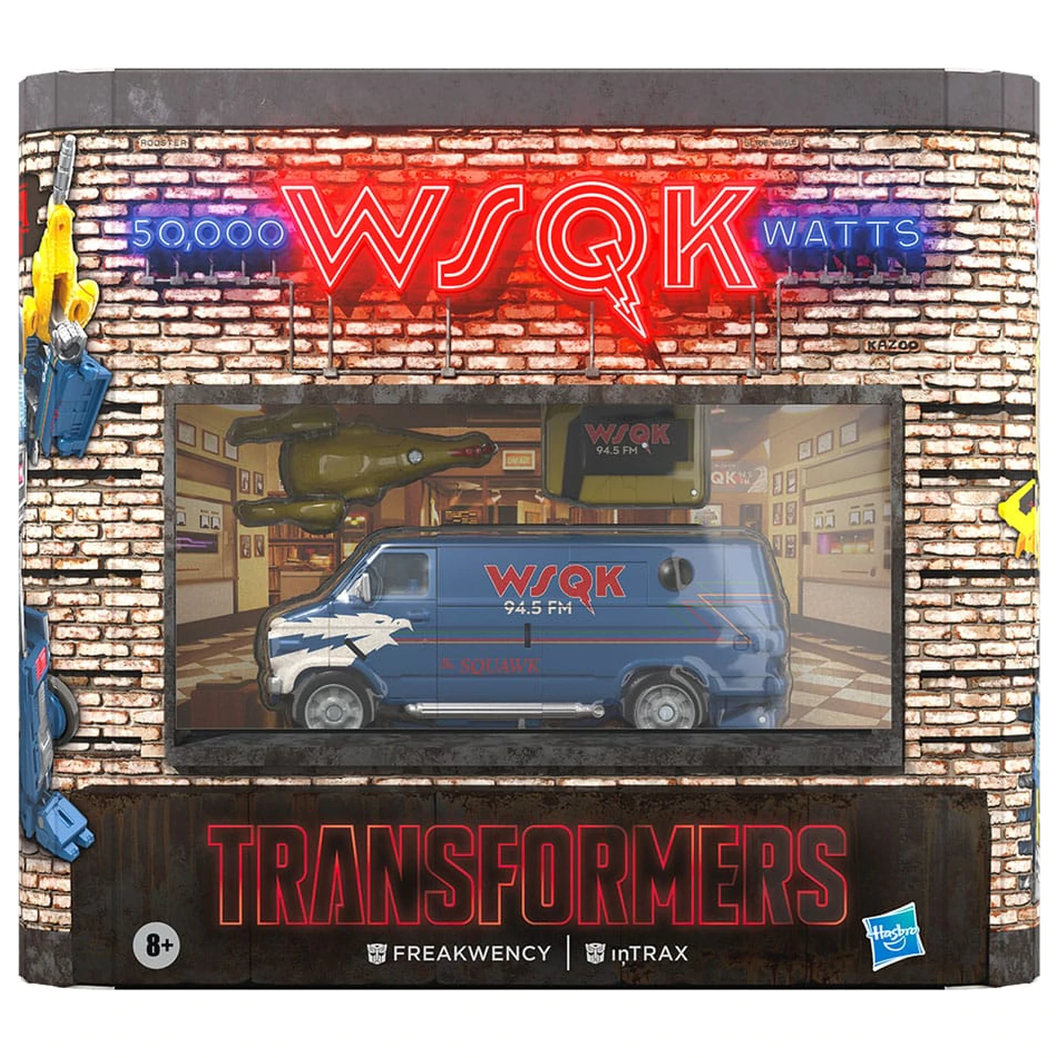 Stranger Things x Transformers akcijske figure, paket od 2 komada, Freakwency & 8-Trax 15 cm fotografija proizvoda