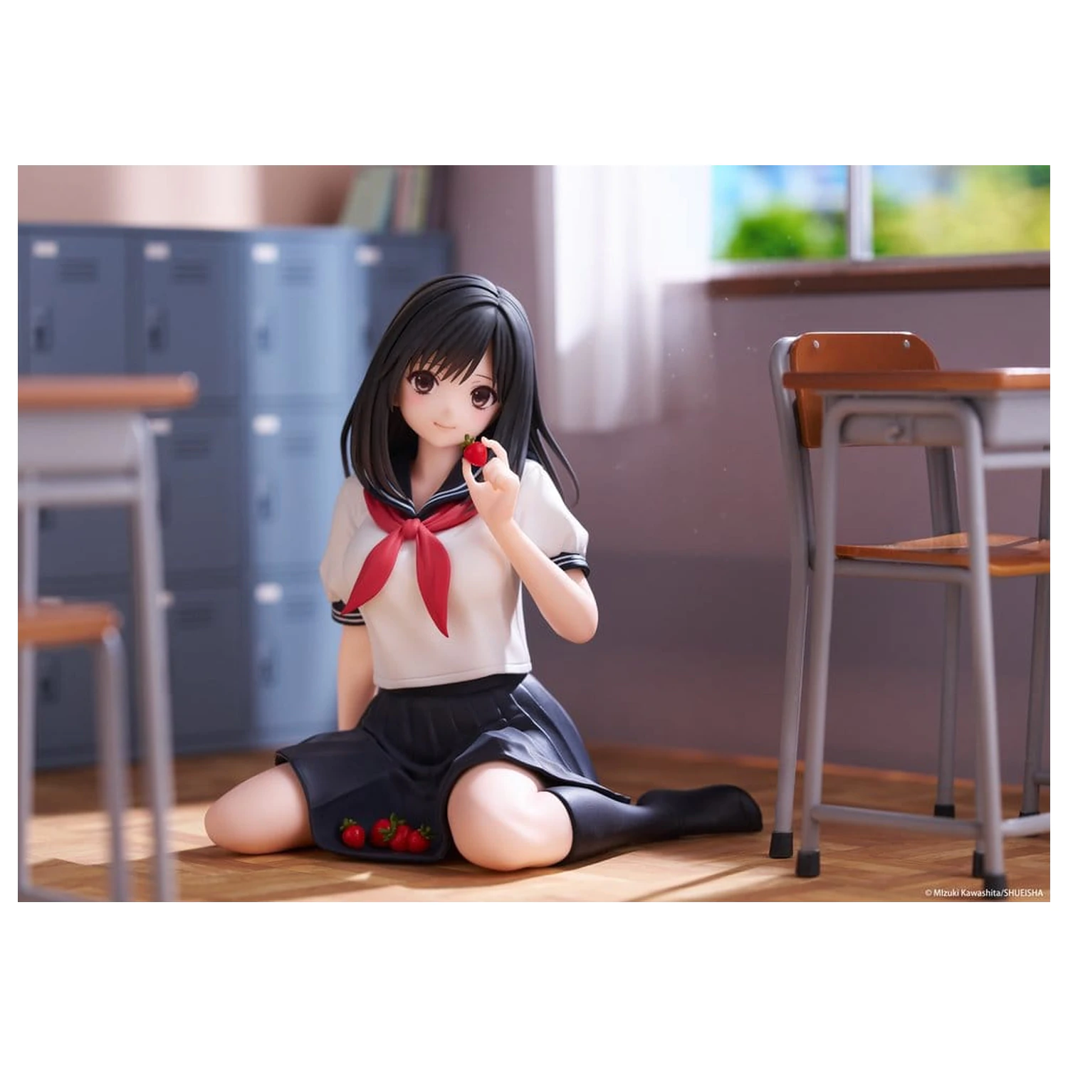 Strawberry 100% Desktop Slatka PVC figura Aya Tojo (školska uniforma Ver.) 13 cm fotografija proizvoda