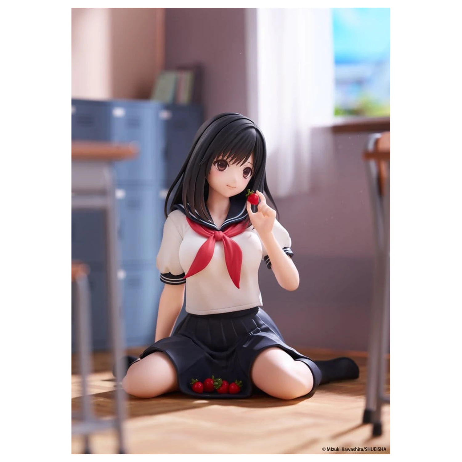 Strawberry 100% Desktop Slatka PVC figura Aya Tojo (školska uniforma Ver.) 13 cm fotografija proizvoda