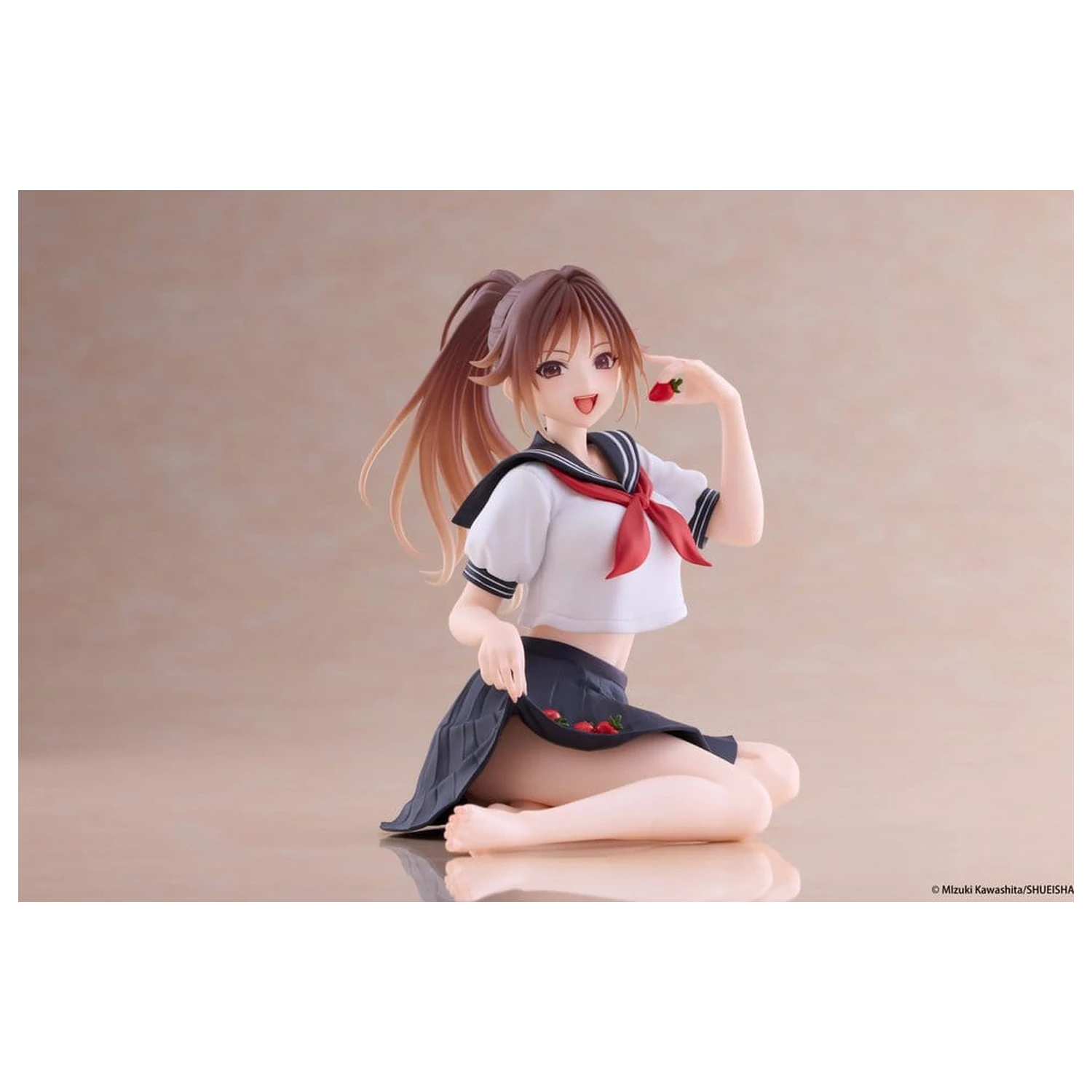 Strawberry 100% Desktop Cute PVC figura Satsuki Kitaoji (School uniform Ver.) 18 cm fotografija proizvoda