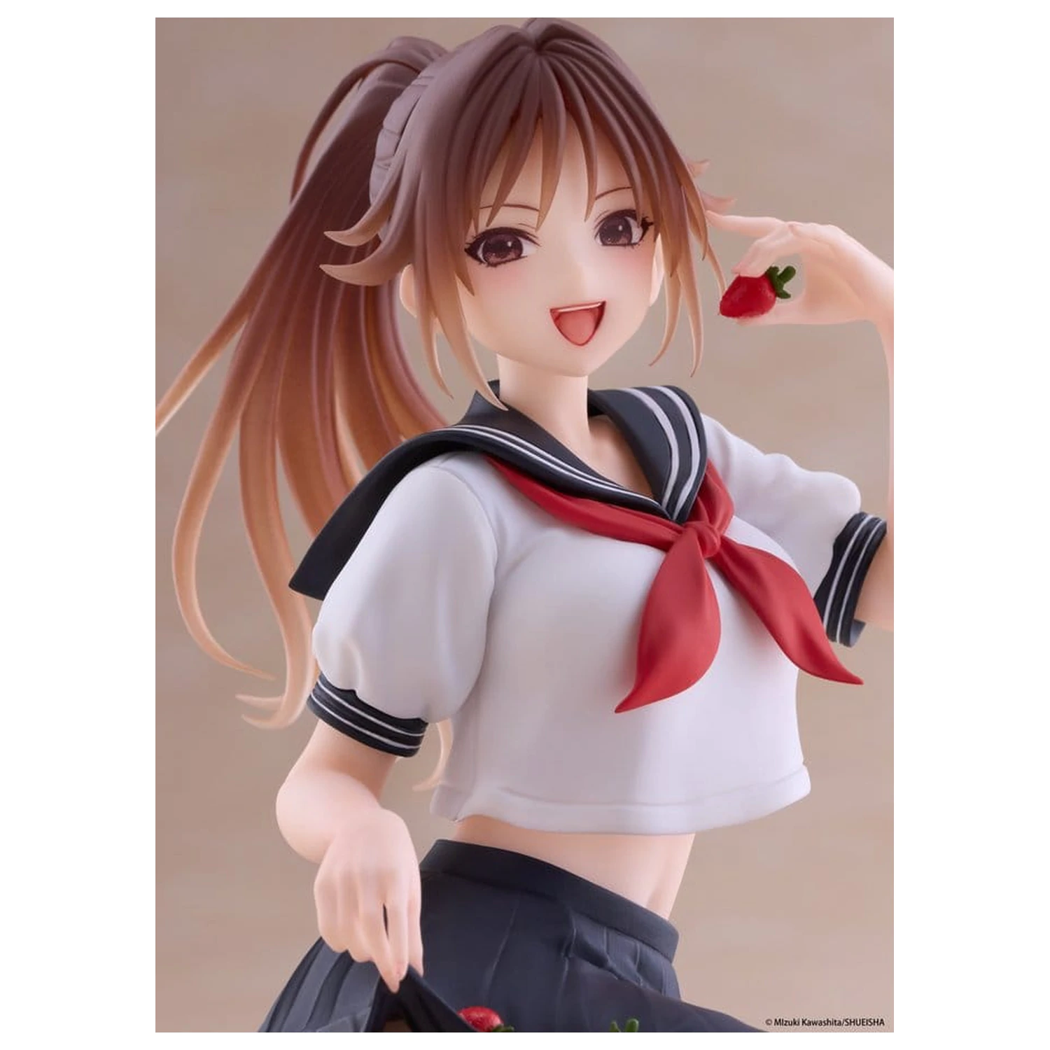Strawberry 100% Desktop Cute PVC figura Satsuki Kitaoji (School uniform Ver.) 18 cm fotografija proizvoda