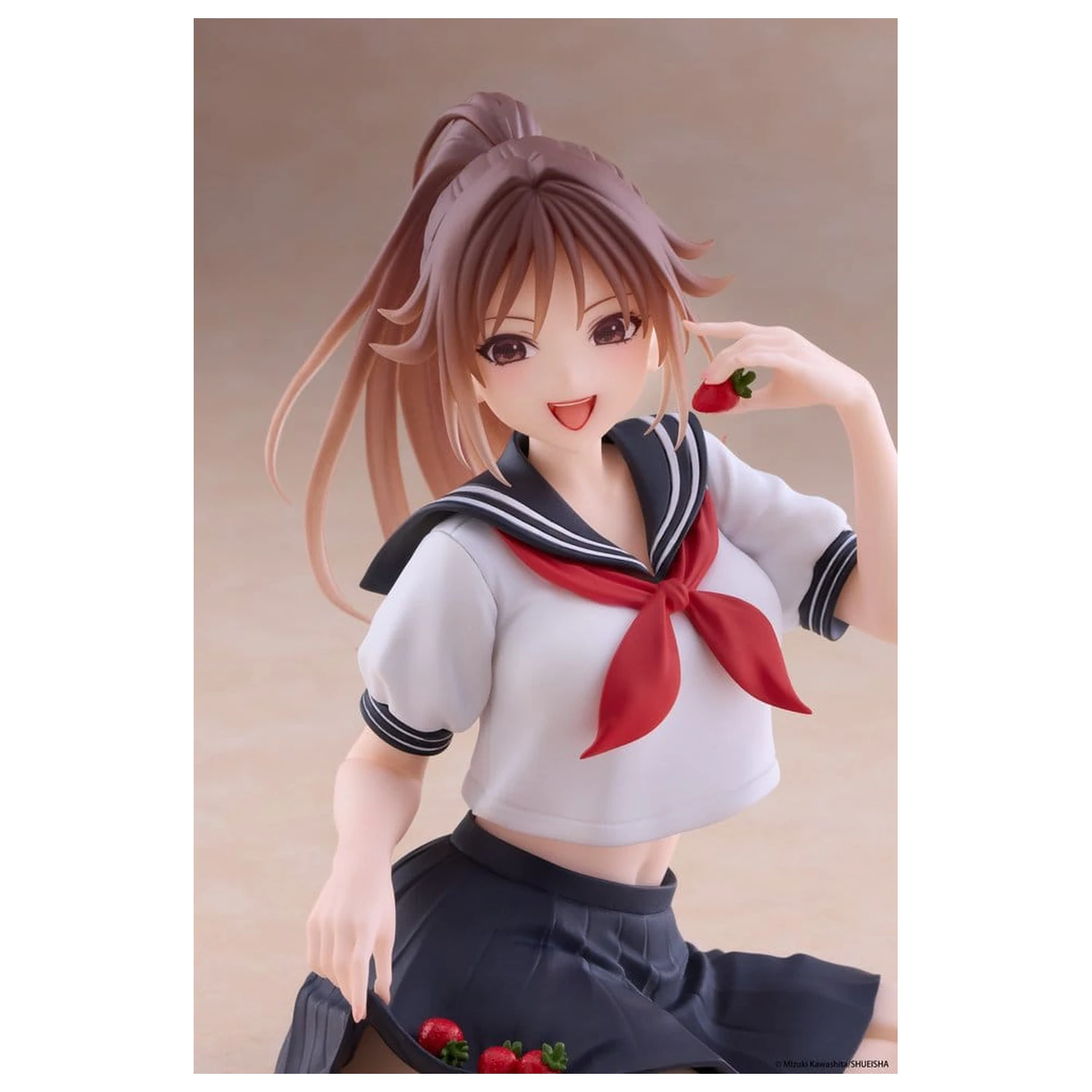 Strawberry 100% Desktop Cute PVC figura Satsuki Kitaoji (School uniform Ver.) 18 cm fotografija proizvoda