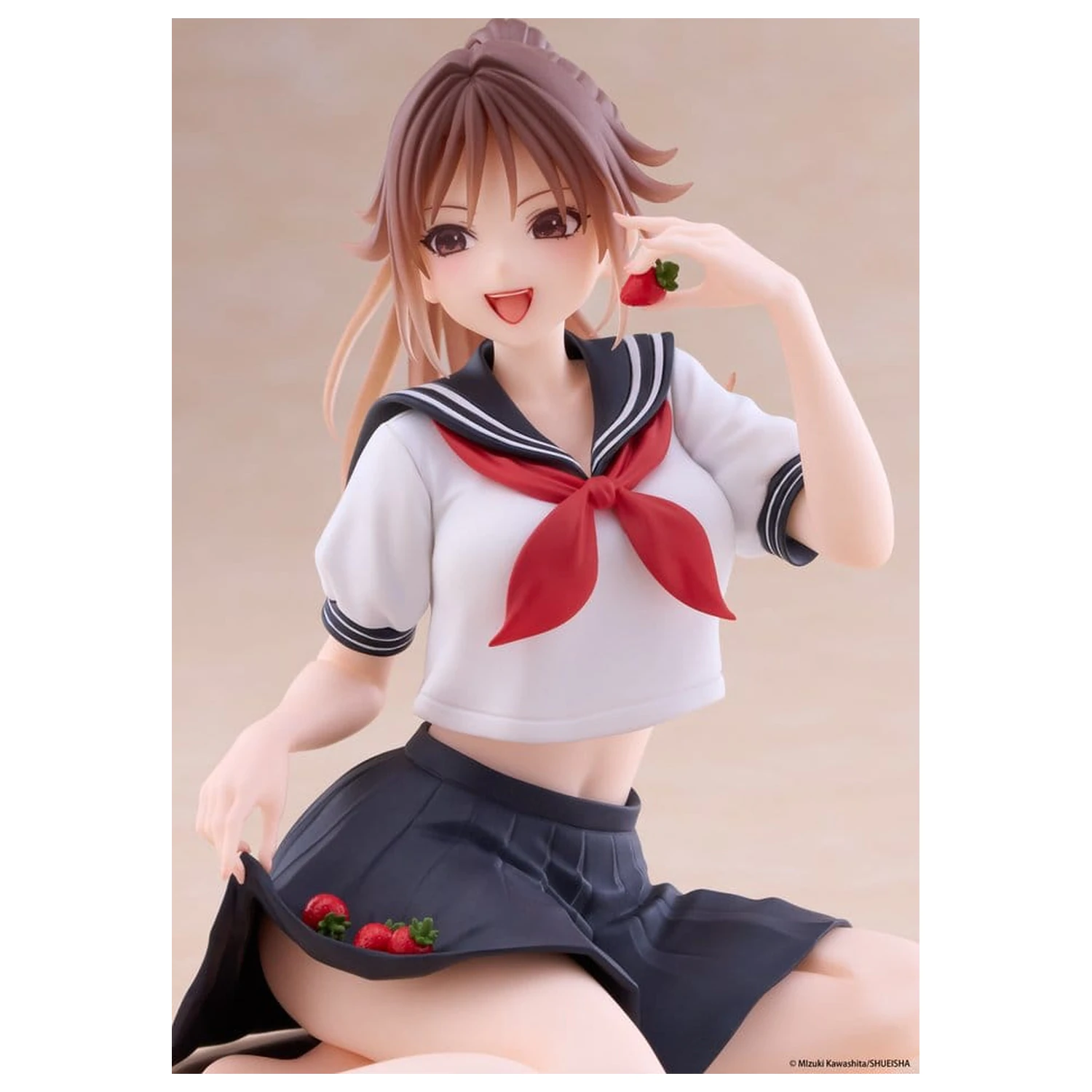 Strawberry 100% Desktop Cute PVC figura Satsuki Kitaoji (School uniform Ver.) 18 cm fotografija proizvoda