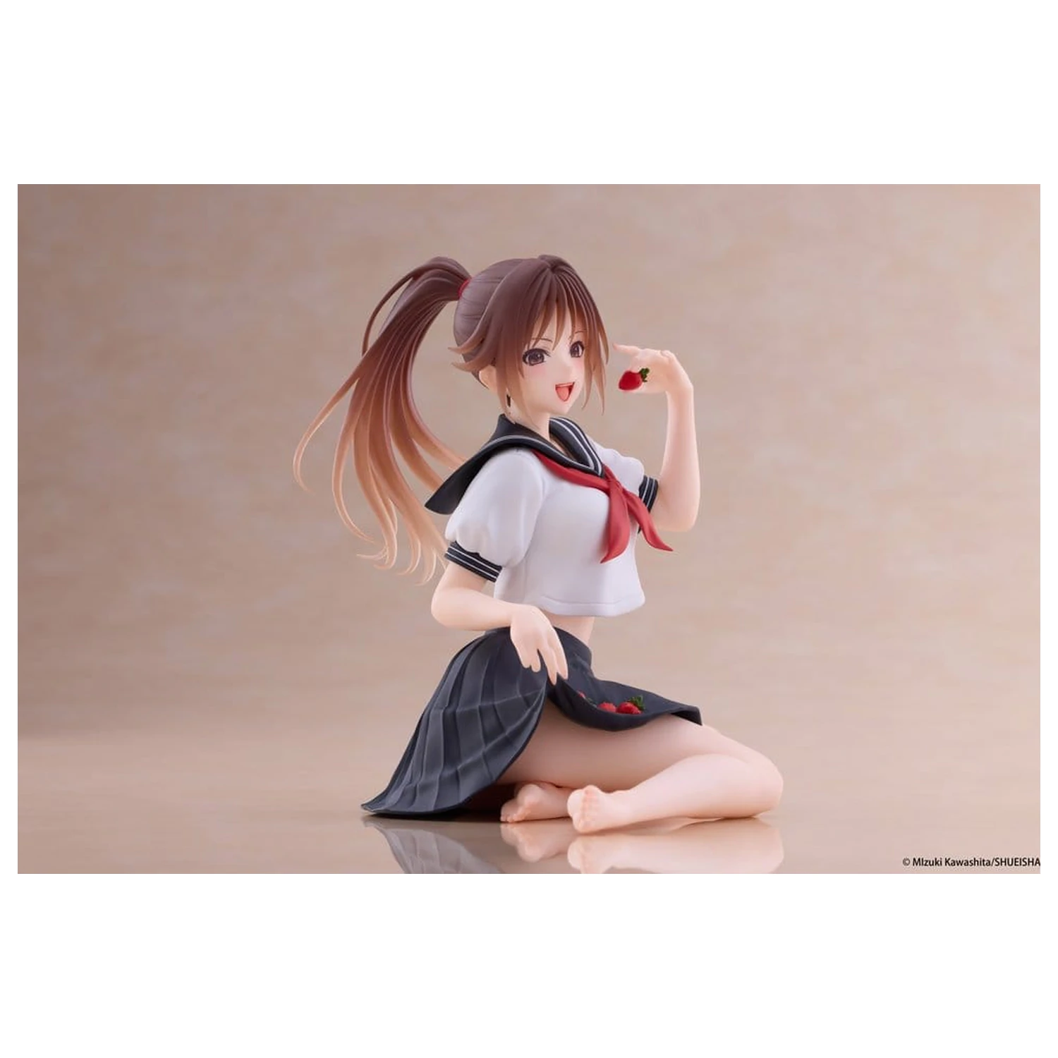 Strawberry 100% Desktop Cute PVC figura Satsuki Kitaoji (School uniform Ver.) 18 cm fotografija proizvoda