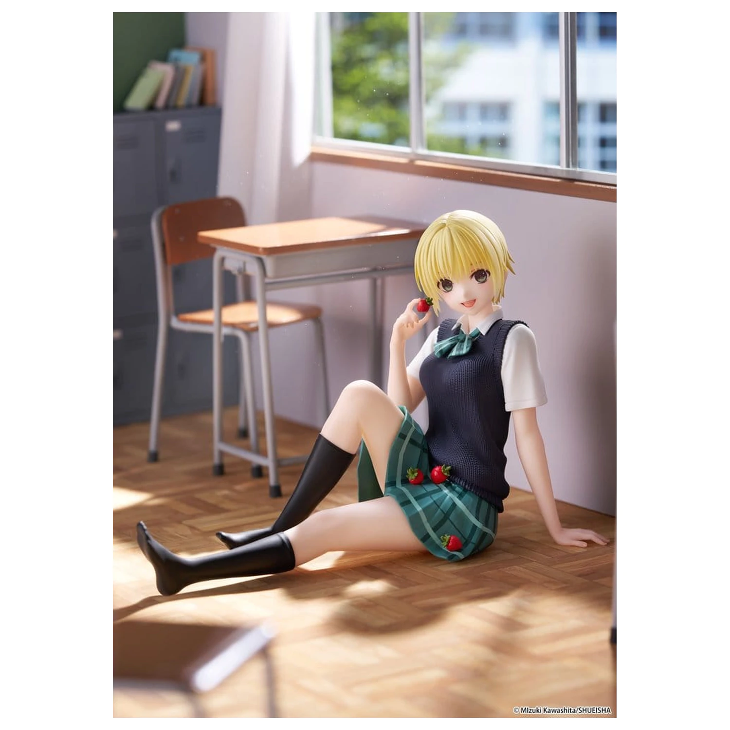 Strawberry 100% stolna slatka PVC figura Tsukasa Nishino (verzija školske uniforme) 13 cm fotografija proizvoda