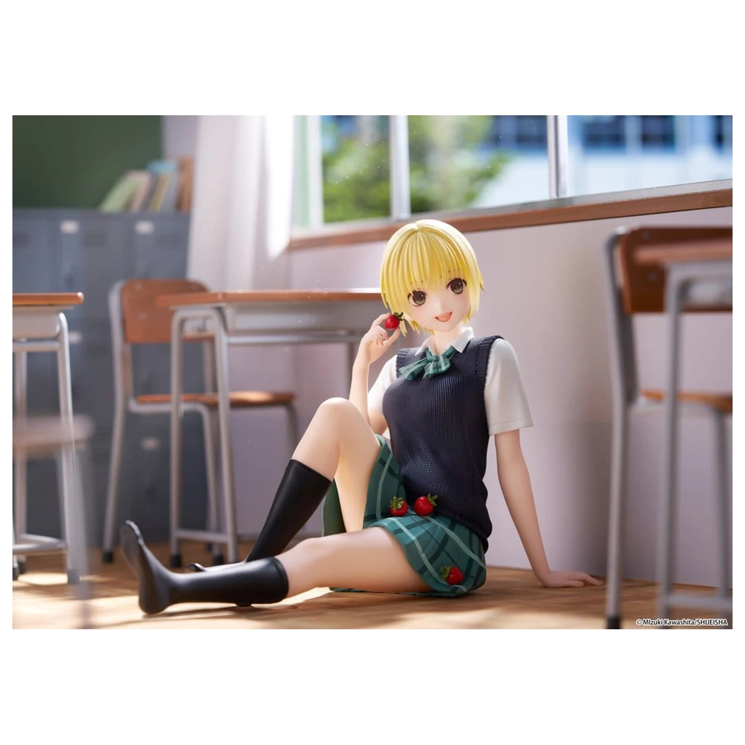 Strawberry 100% stolna slatka PVC figura Tsukasa Nishino (verzija školske uniforme) 13 cm fotografija proizvoda