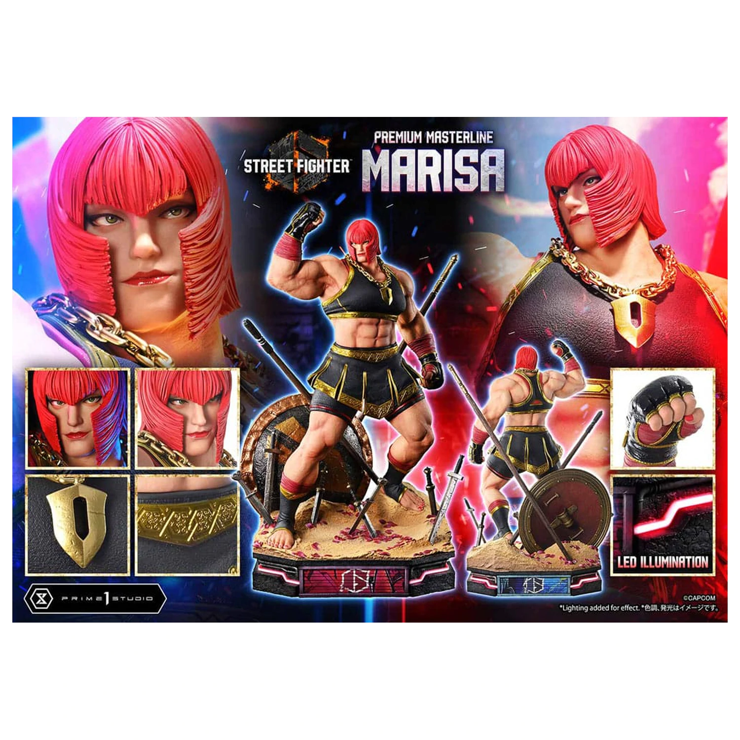 Street Fighter 6 Premium Masterline Series Kip 1/4 Marisa 70 cm fotografija proizvoda