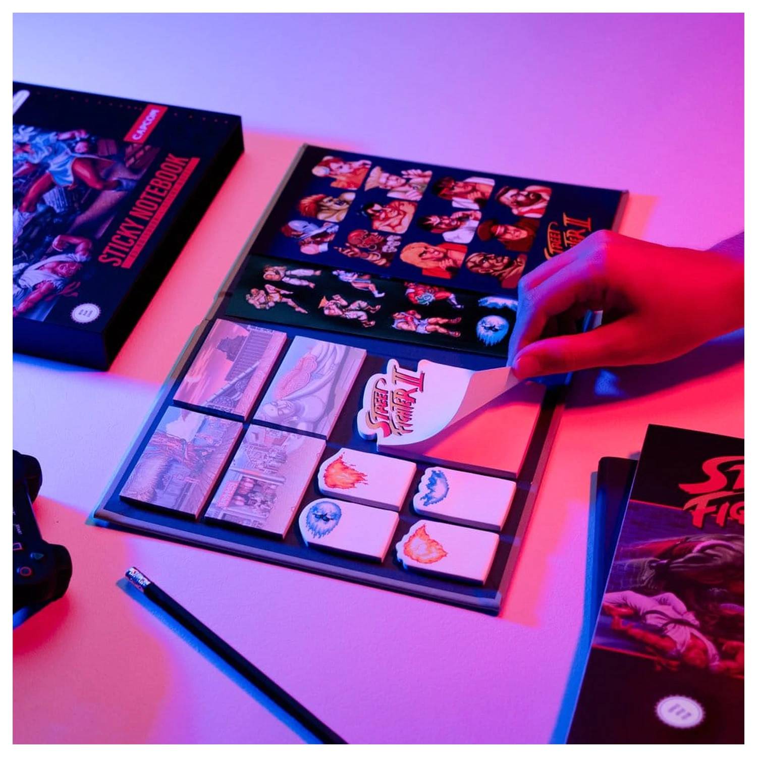 Street Fighter A5 premium notes blok s ljepljivim listićima fotografija proizvoda