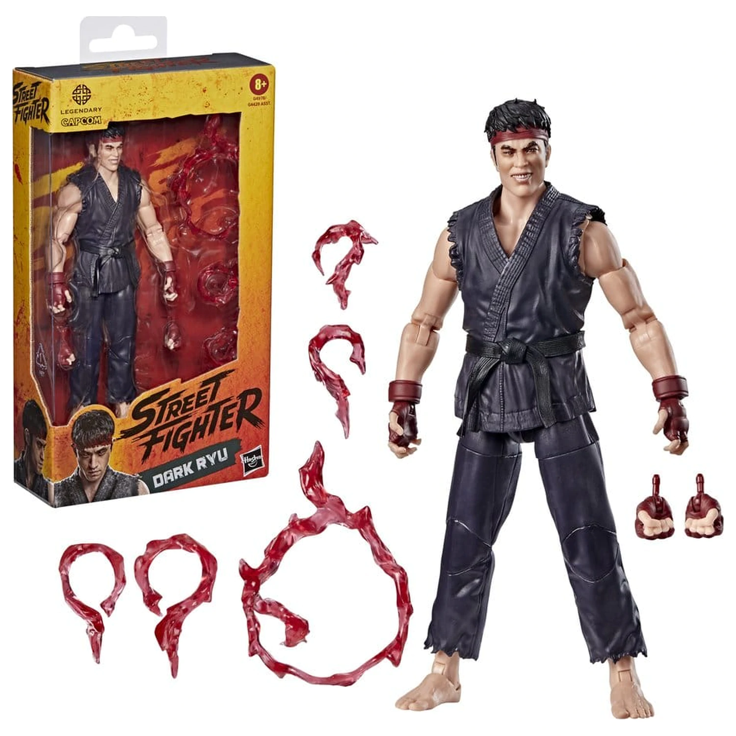 Street Fighter akcijska figura Dark Ryu 15 cm fotografija proizvoda