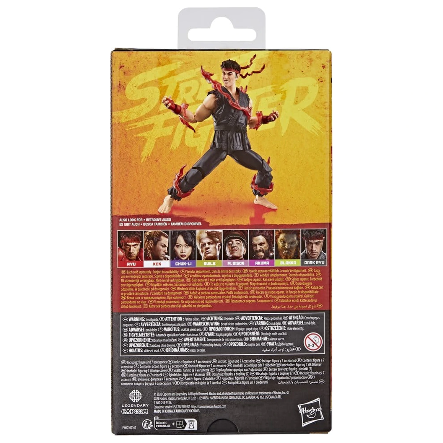 Street Fighter akcijska figura Dark Ryu 15 cm fotografija proizvoda