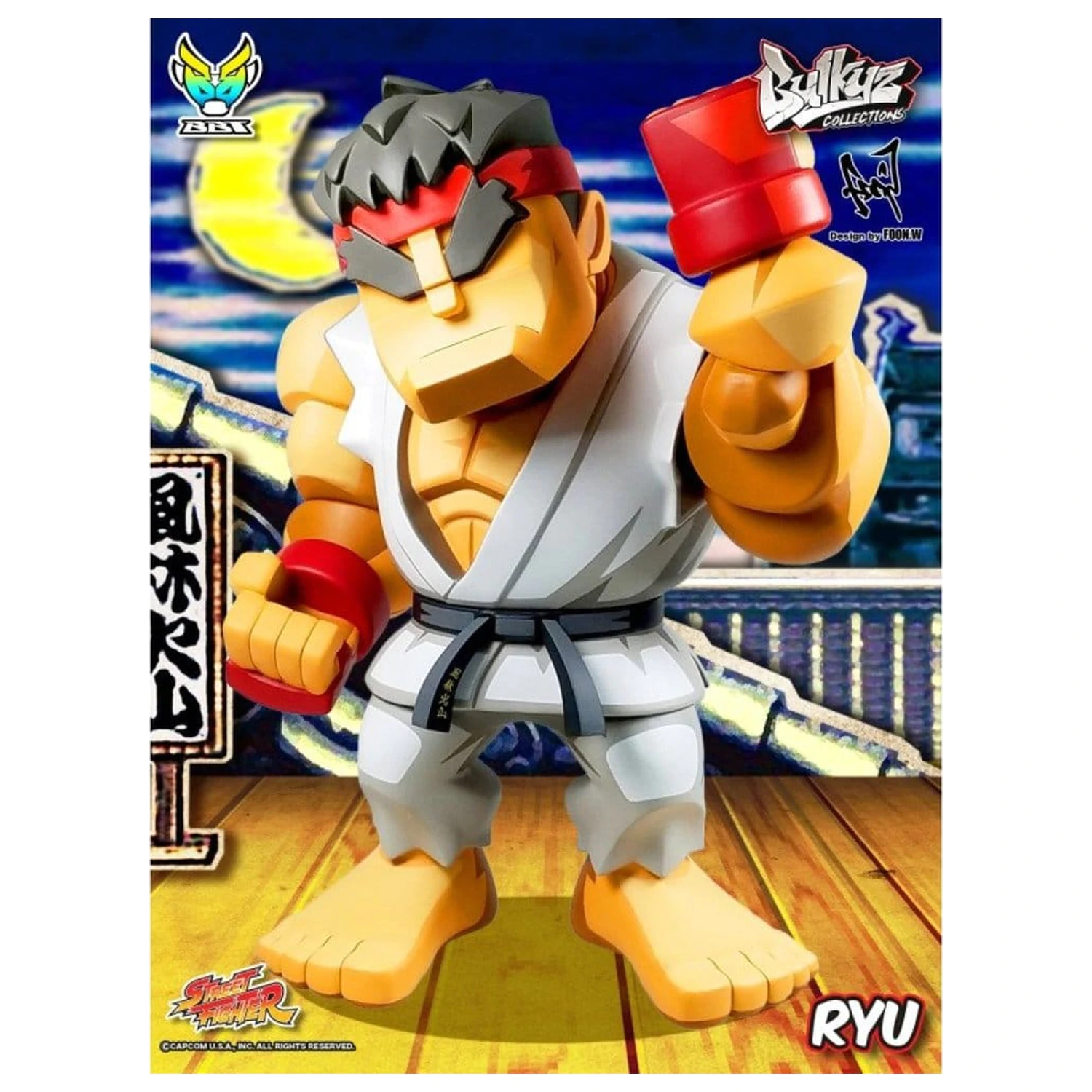 Street Fighter Bulkyz vinilna figura Ryu 30 cm fotografija proizvoda