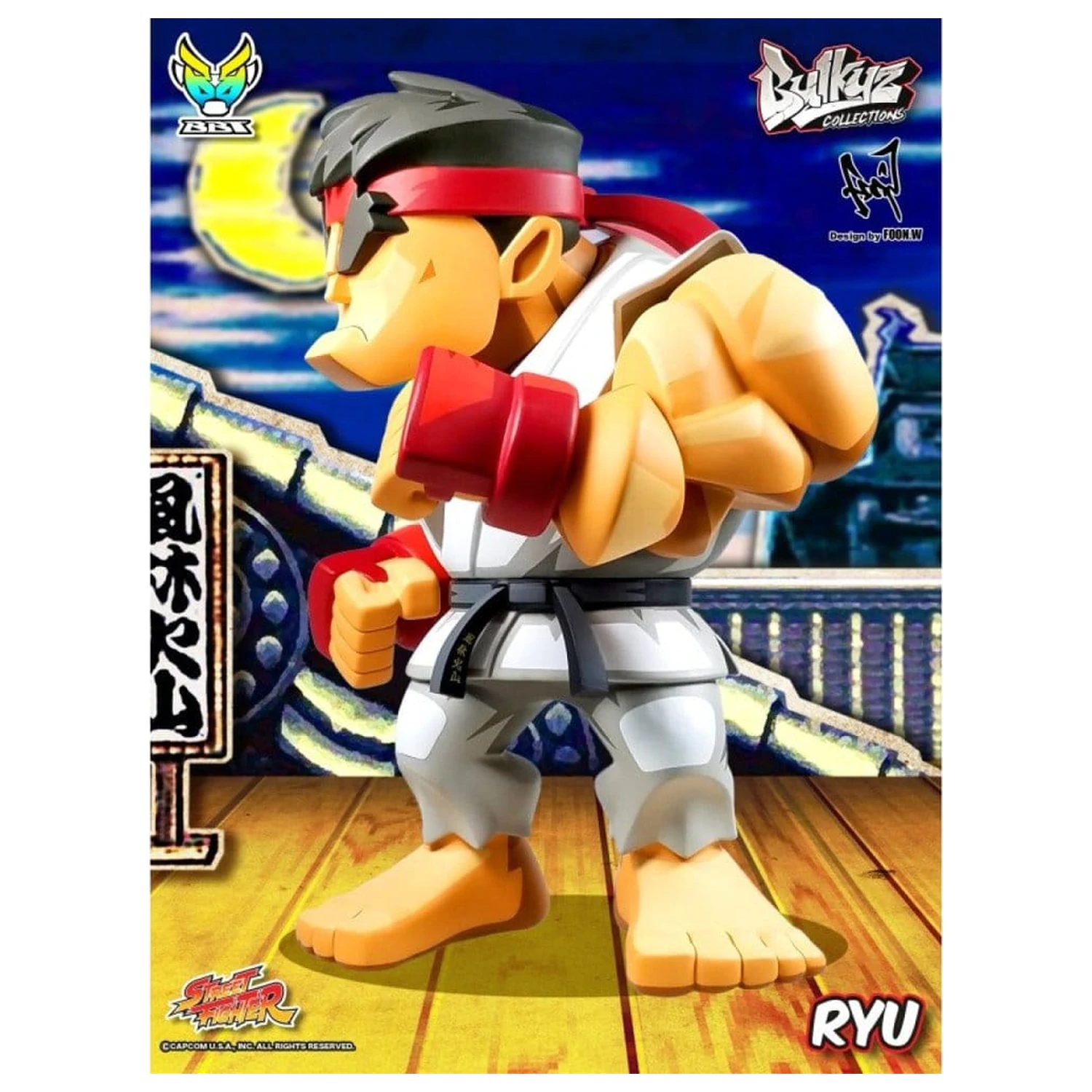 Street Fighter Bulkyz vinilna figura Ryu 30 cm fotografija proizvoda