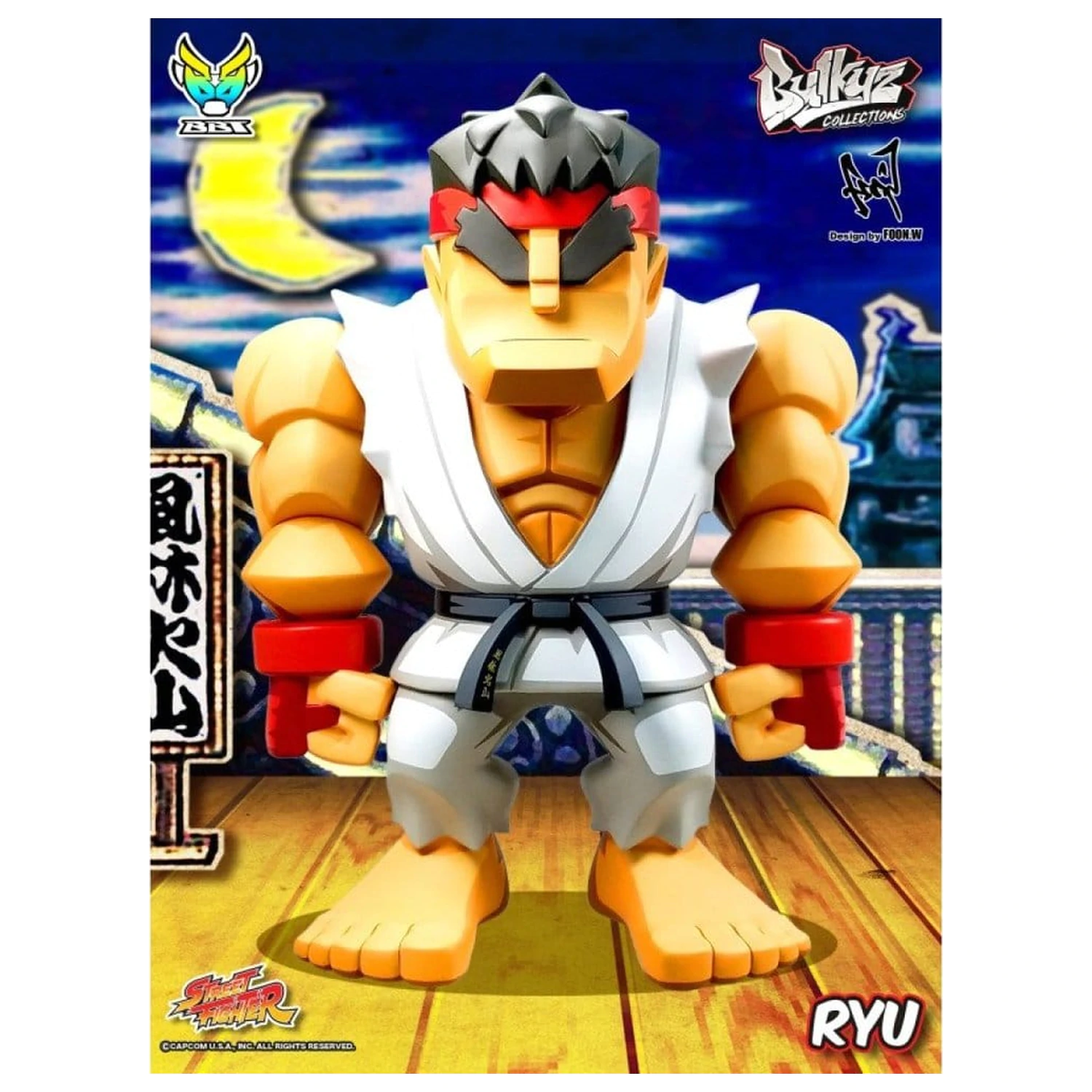 Street Fighter Bulkyz vinilna figura Ryu 30 cm fotografija proizvoda