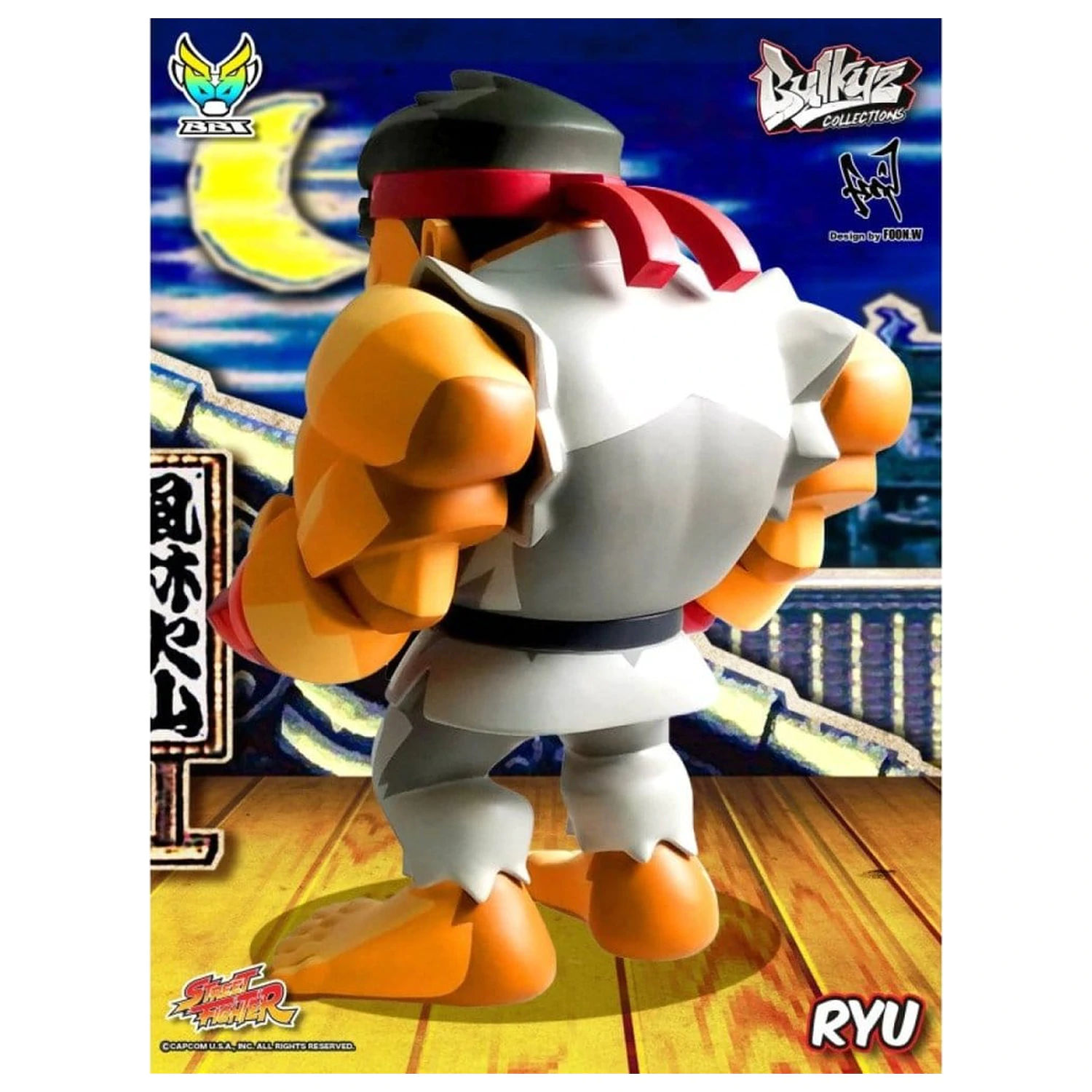 Street Fighter Bulkyz vinilna figura Ryu 30 cm fotografija proizvoda